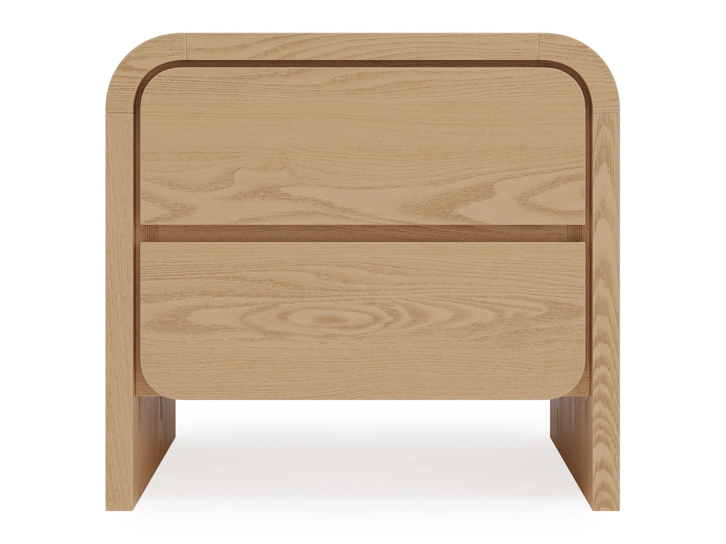 Elora Timber Two Drawer Nightstand - Image 2