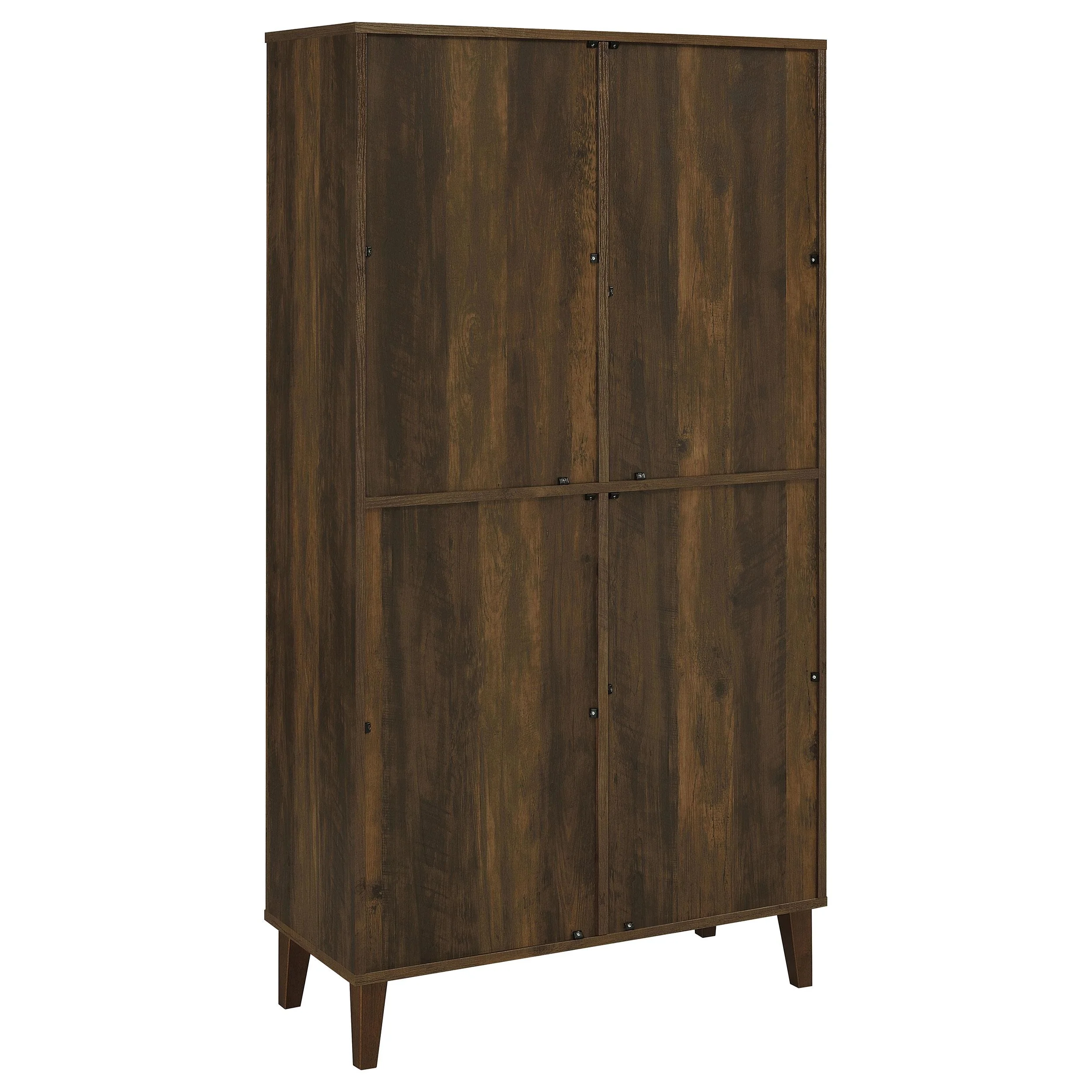 Elouise Dark Pine 4-door Engineered Wood Tall Accent Cabinet - Image 6