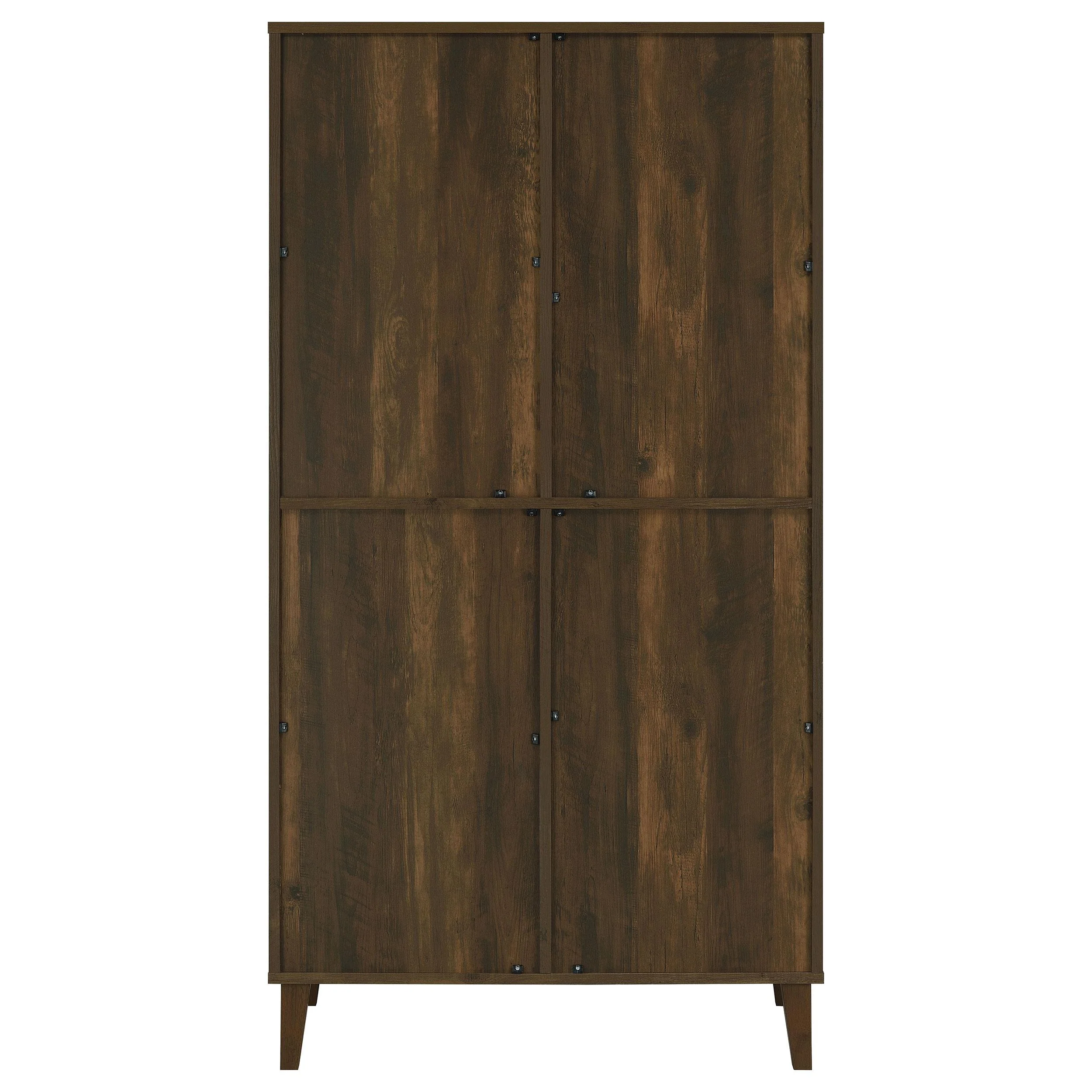 Elouise Dark Pine 4-door Engineered Wood Tall Accent Cabinet - Image 7