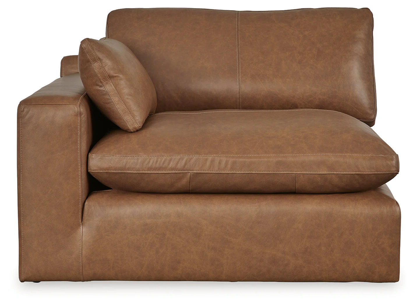 Emilia Caramel 3-Piece Sectional and 2 Ottomans (Online Special Price) - Image 9