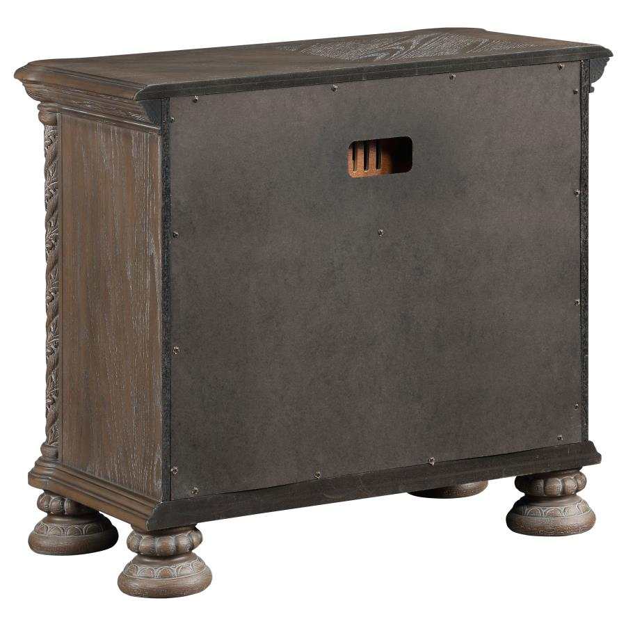 Emmett Walnut & Beige 4pc Queen Bedroom Set - Image 8