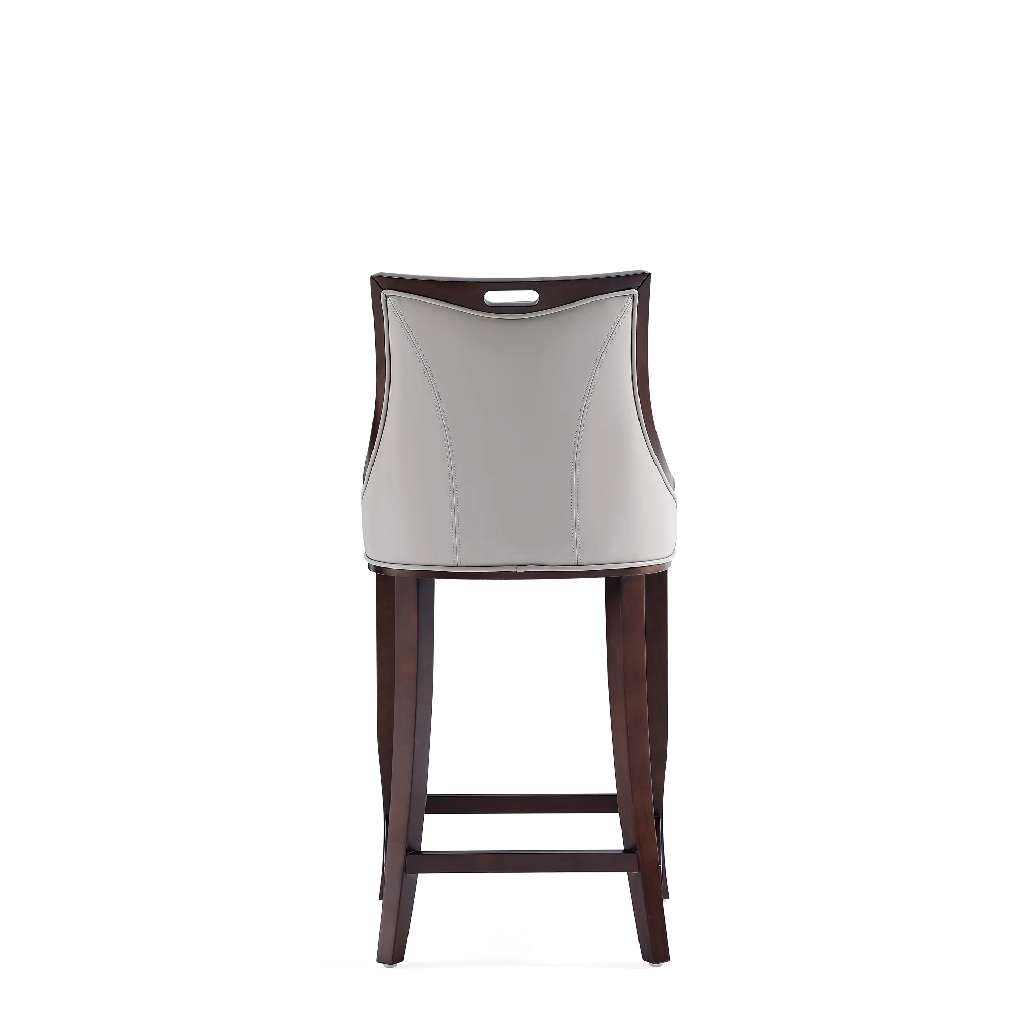 Emperor Faux Leather Barstool in Light Grey - Image 7