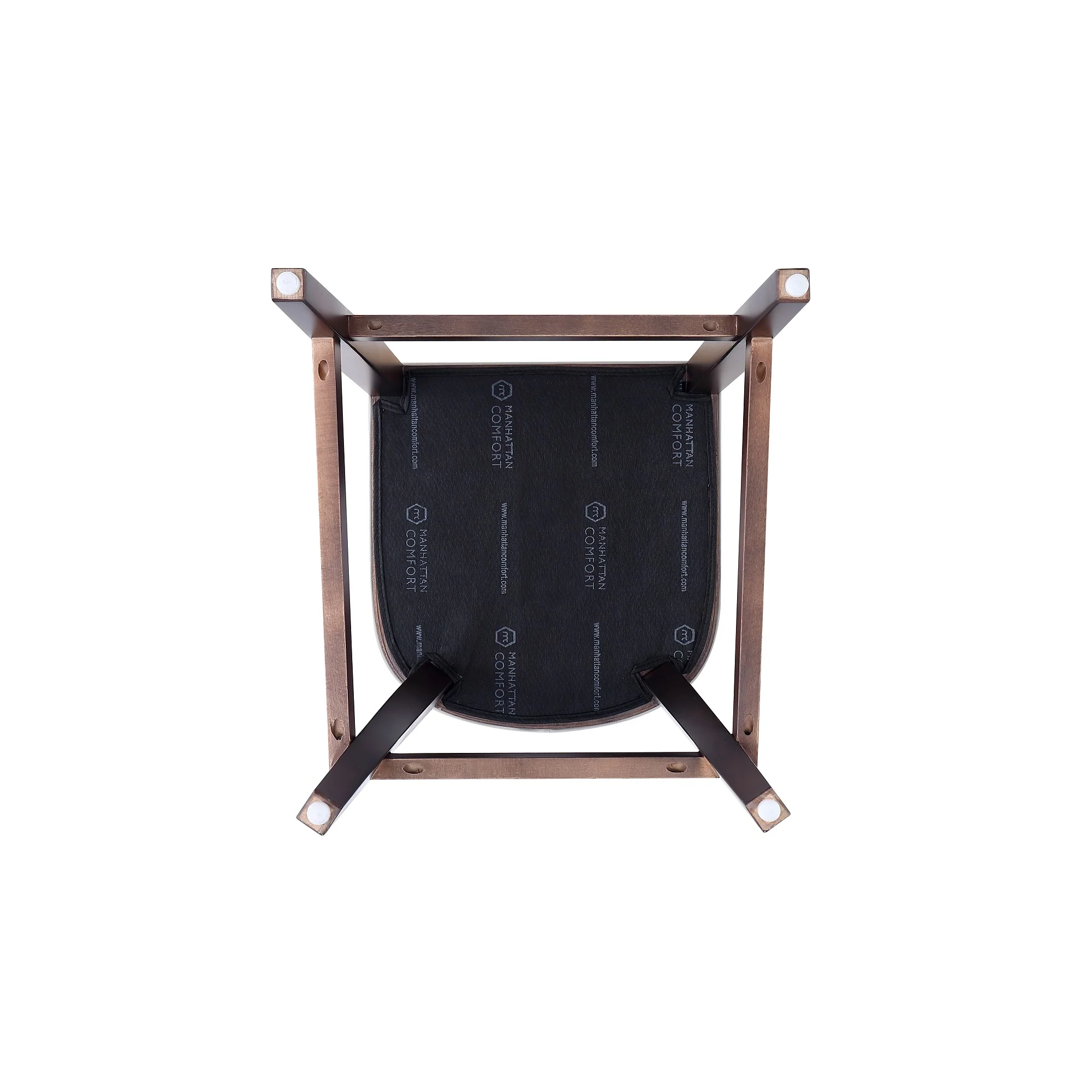 Emperor Faux Leather Barstool in Pebble Grey - Image 9