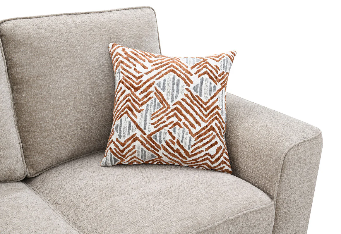 Enea Taupe Sofa & Loveseat - Image 6