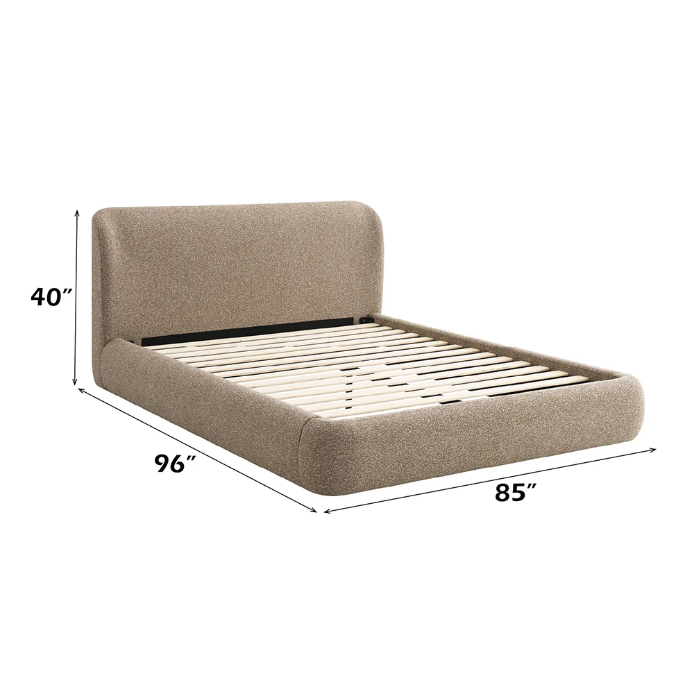 Erica Dark Beige Eastern King Bed - Image 8