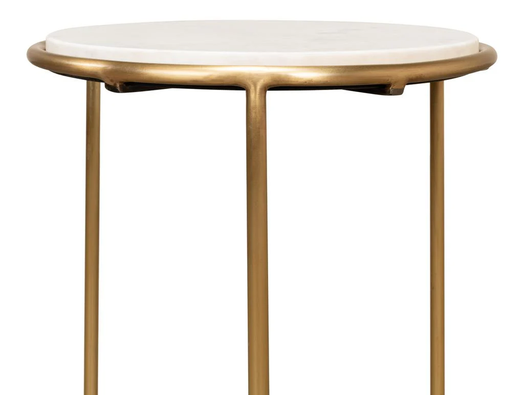 Essential Forms Gold Side Table - Image 6