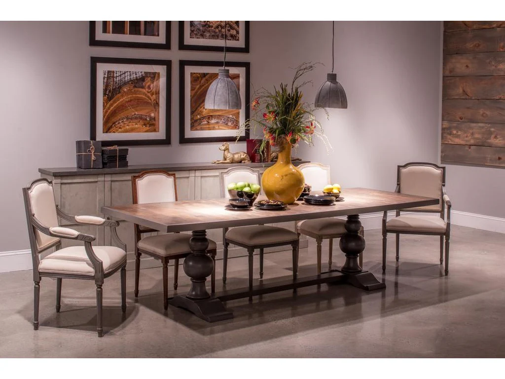 Essential Grey Rectangular Dining Table