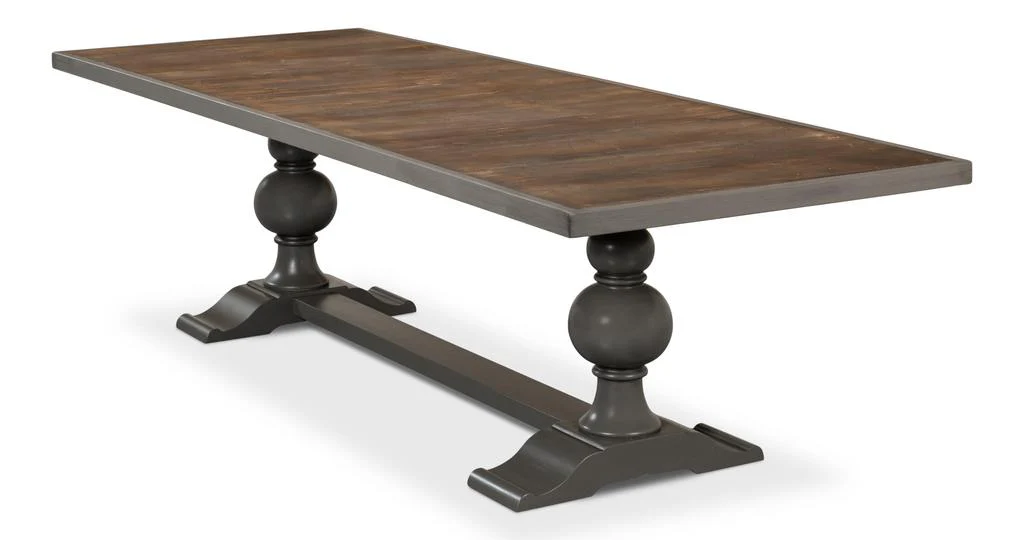 Essential Grey Rectangular Dining Table - Image 3