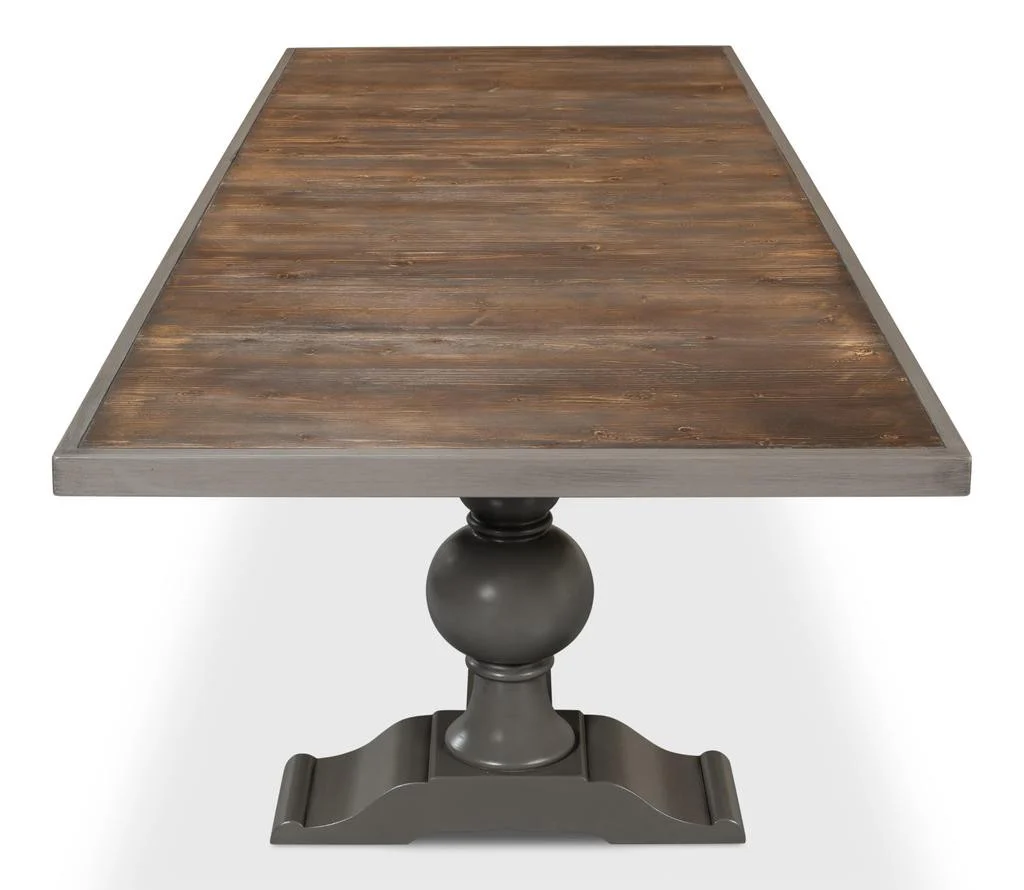 Essential Grey Rectangular Dining Table - Image 6