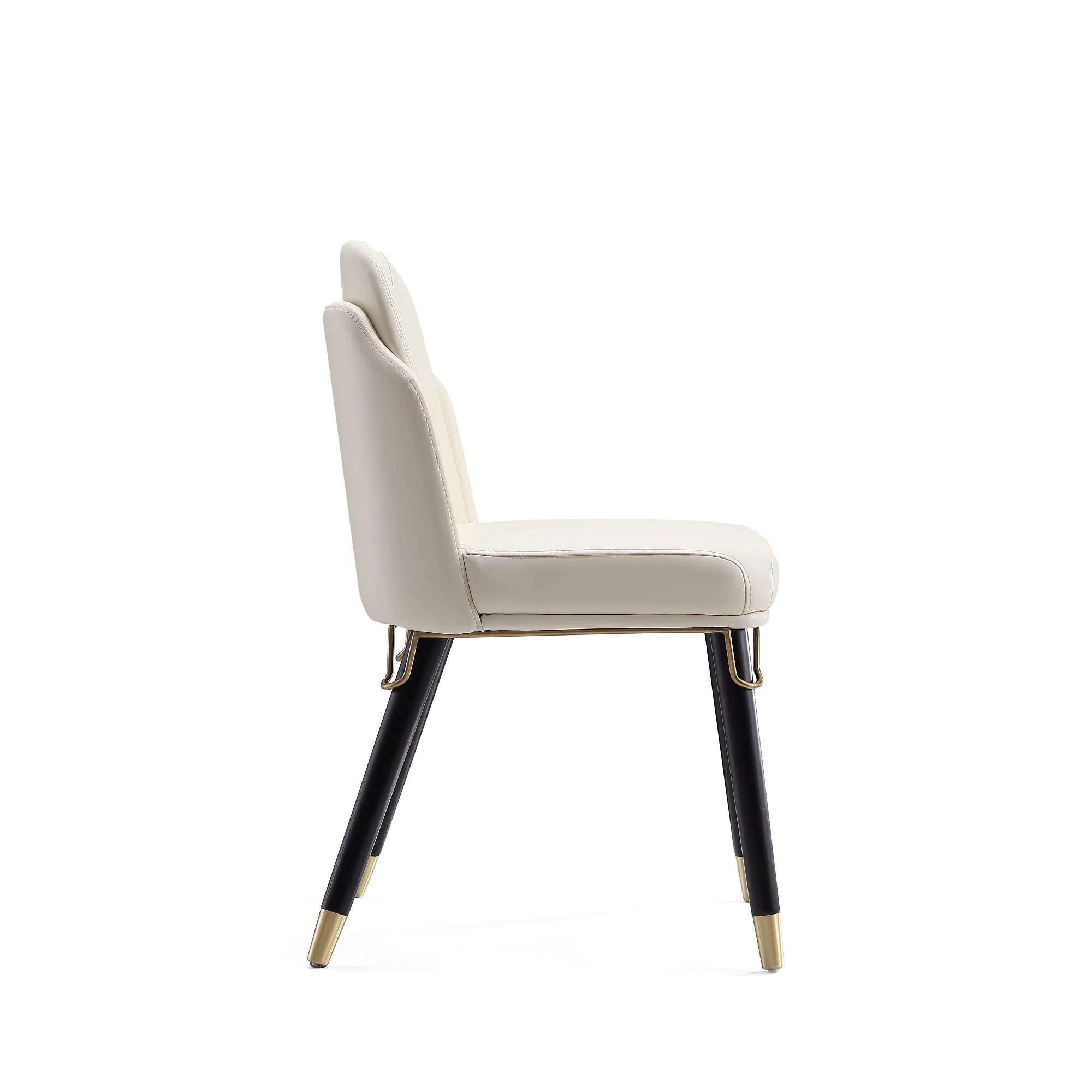 Estelle Dining Chair in Cream and Black - Image 5