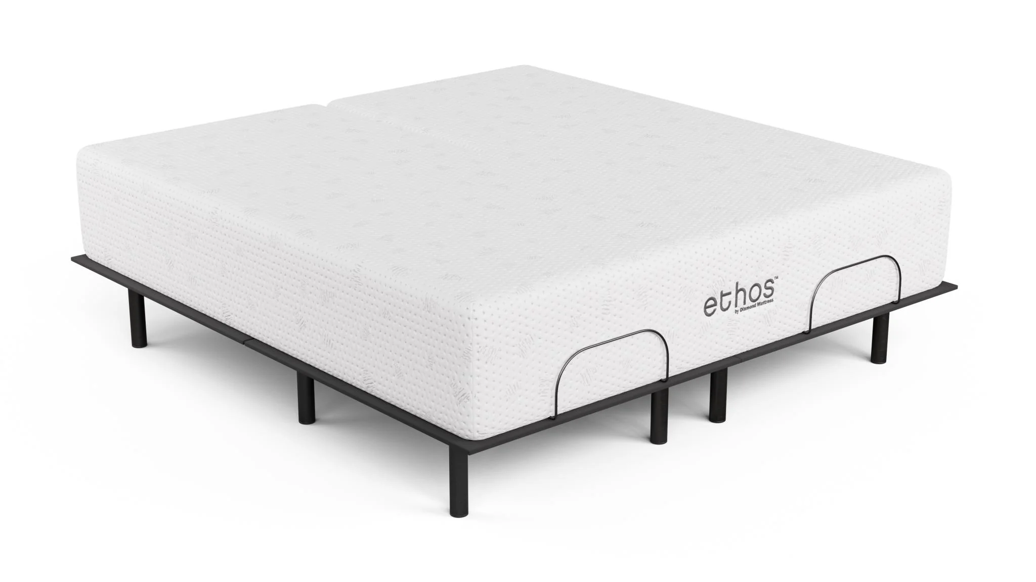 Ethos Avani 2.0 10" Medium White Wrap Split Head California King Mattress - Image 8