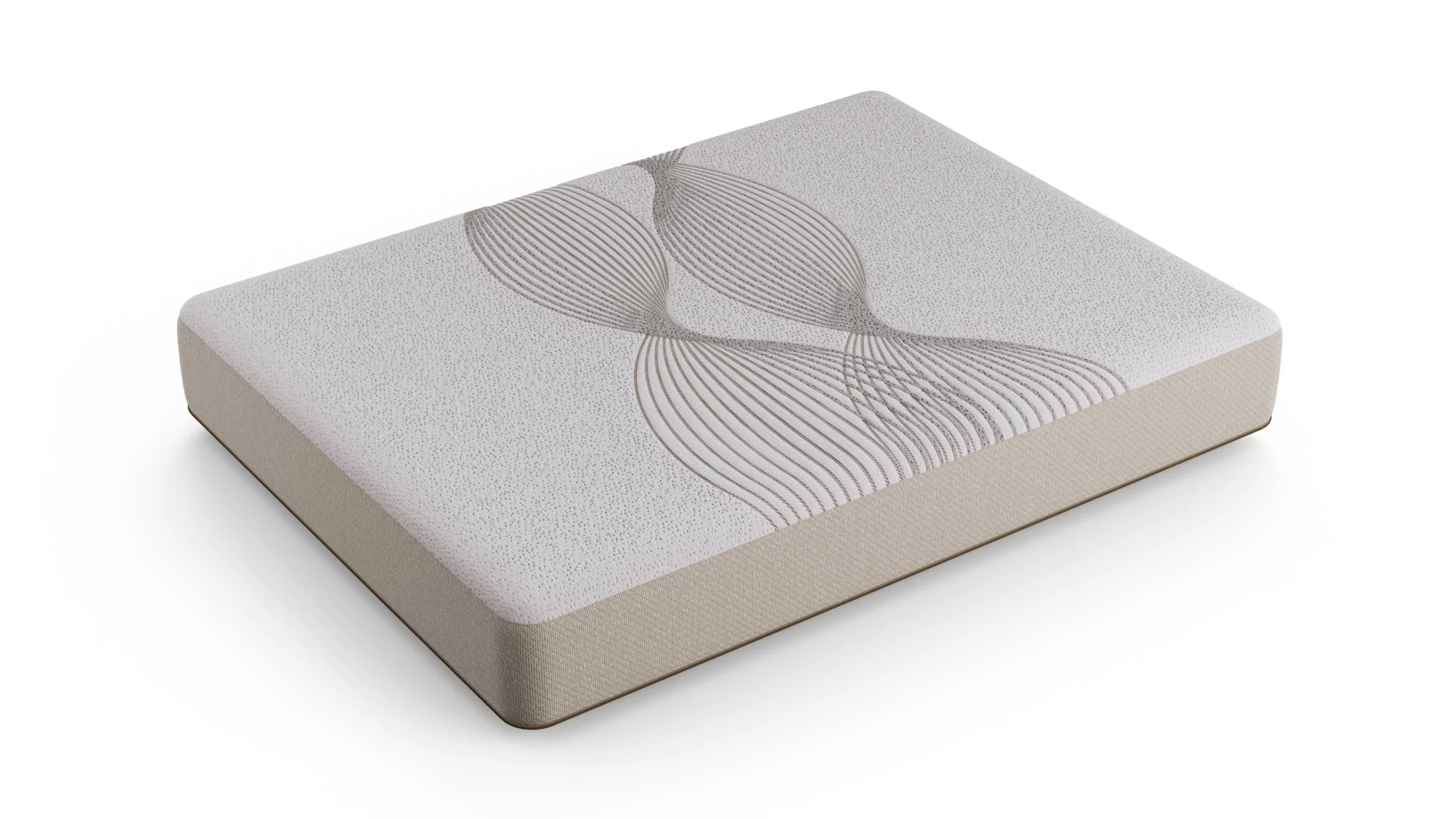 Ethos Thrive All Foam 10" Medium Beige&White Twin Mattress - Image 7