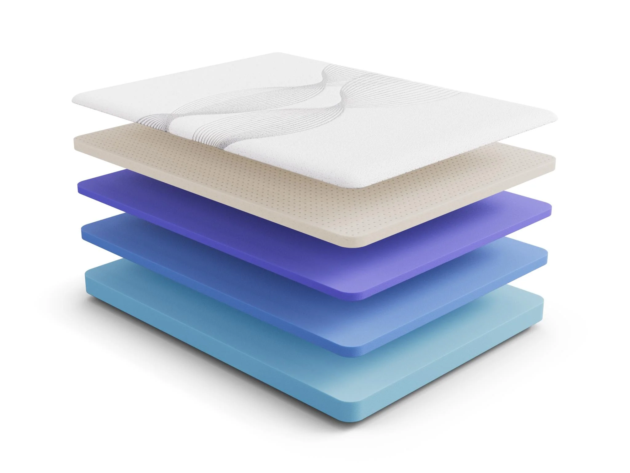 Ethos Thrive All Foam 10" Plush Beige&White California King Mattress - Image 8