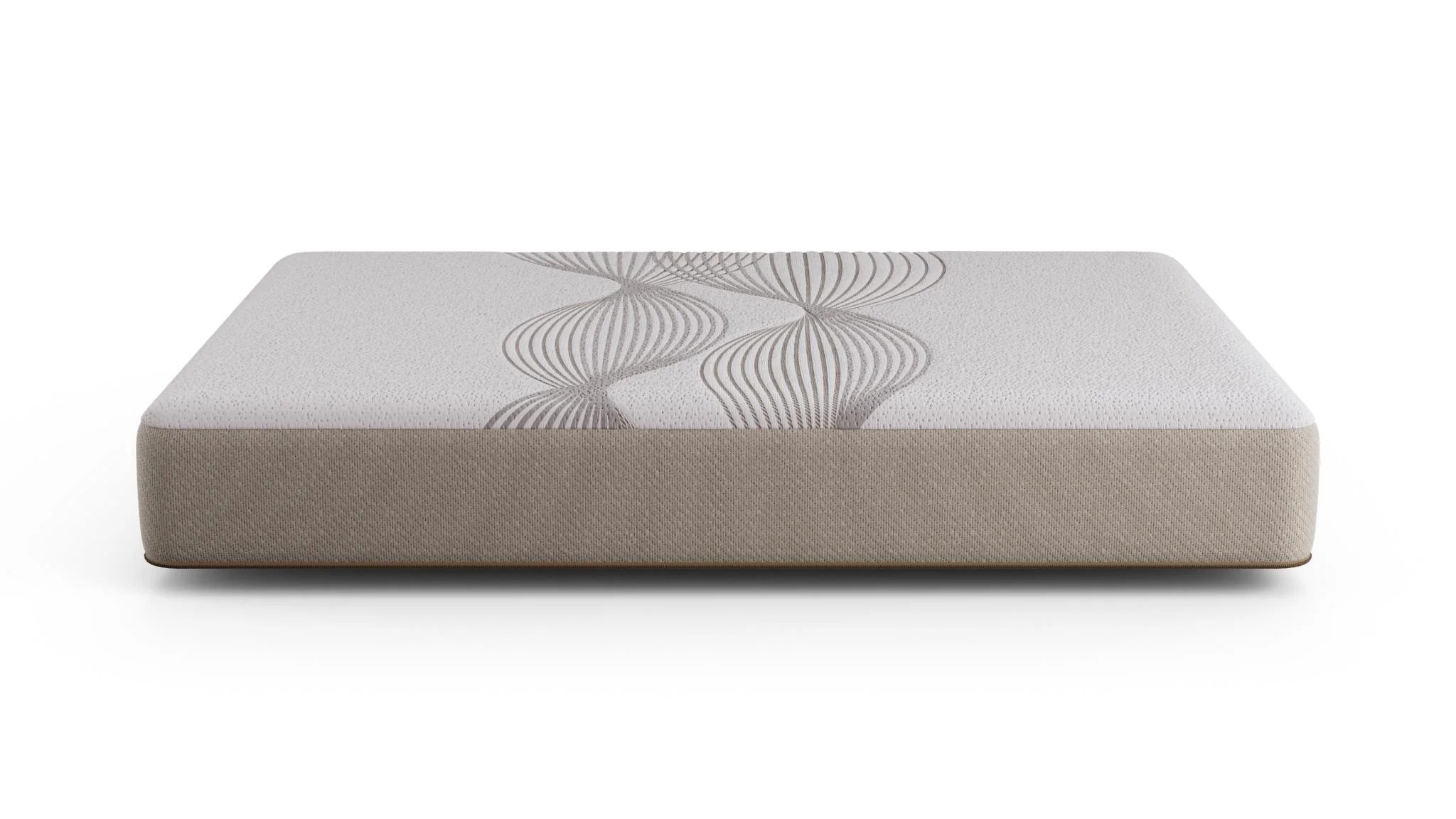 Ethos Thrive All Foam 10" Plush Beige&White Twin Mattress - Image 4