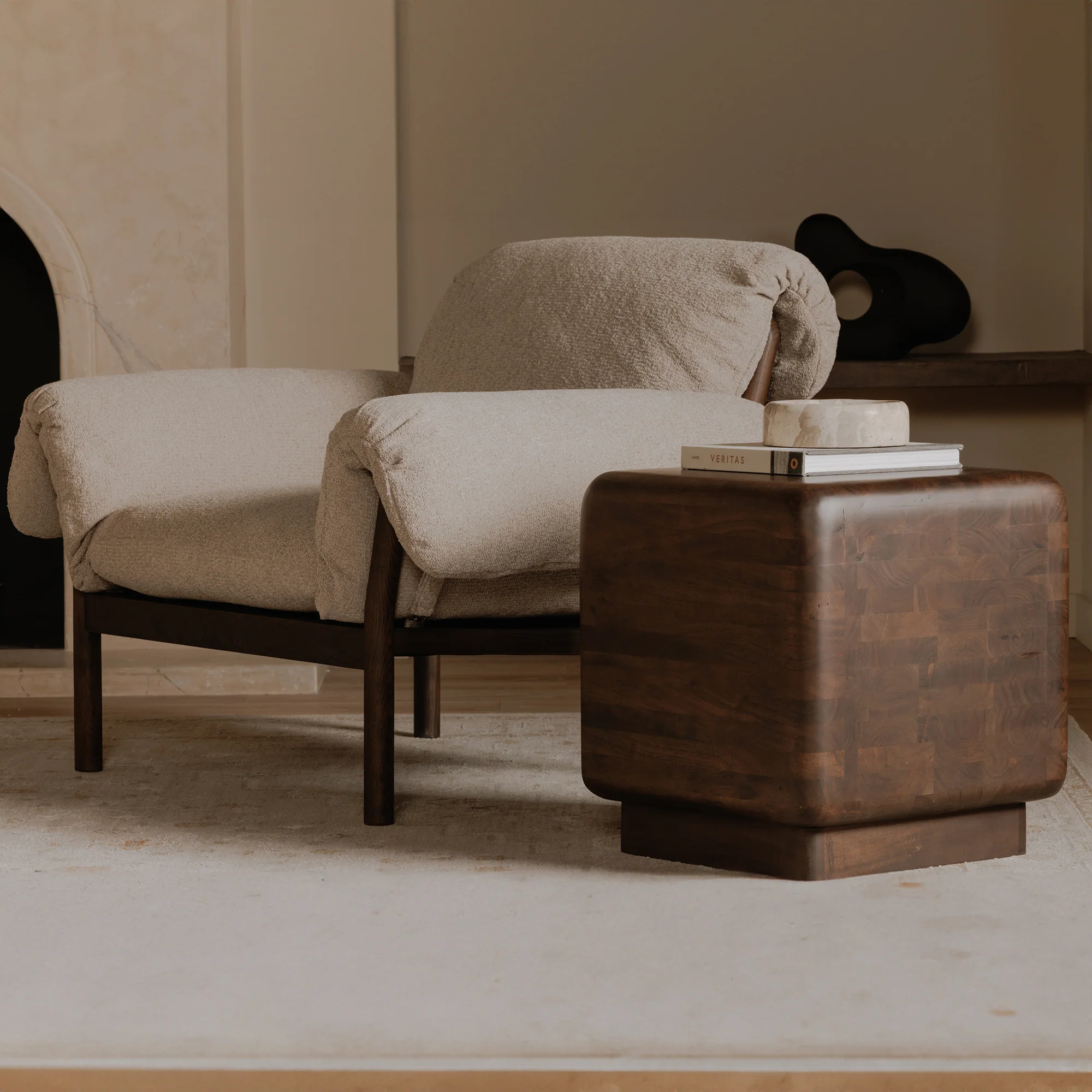 Eton Dark Brown Side Table - Image 8