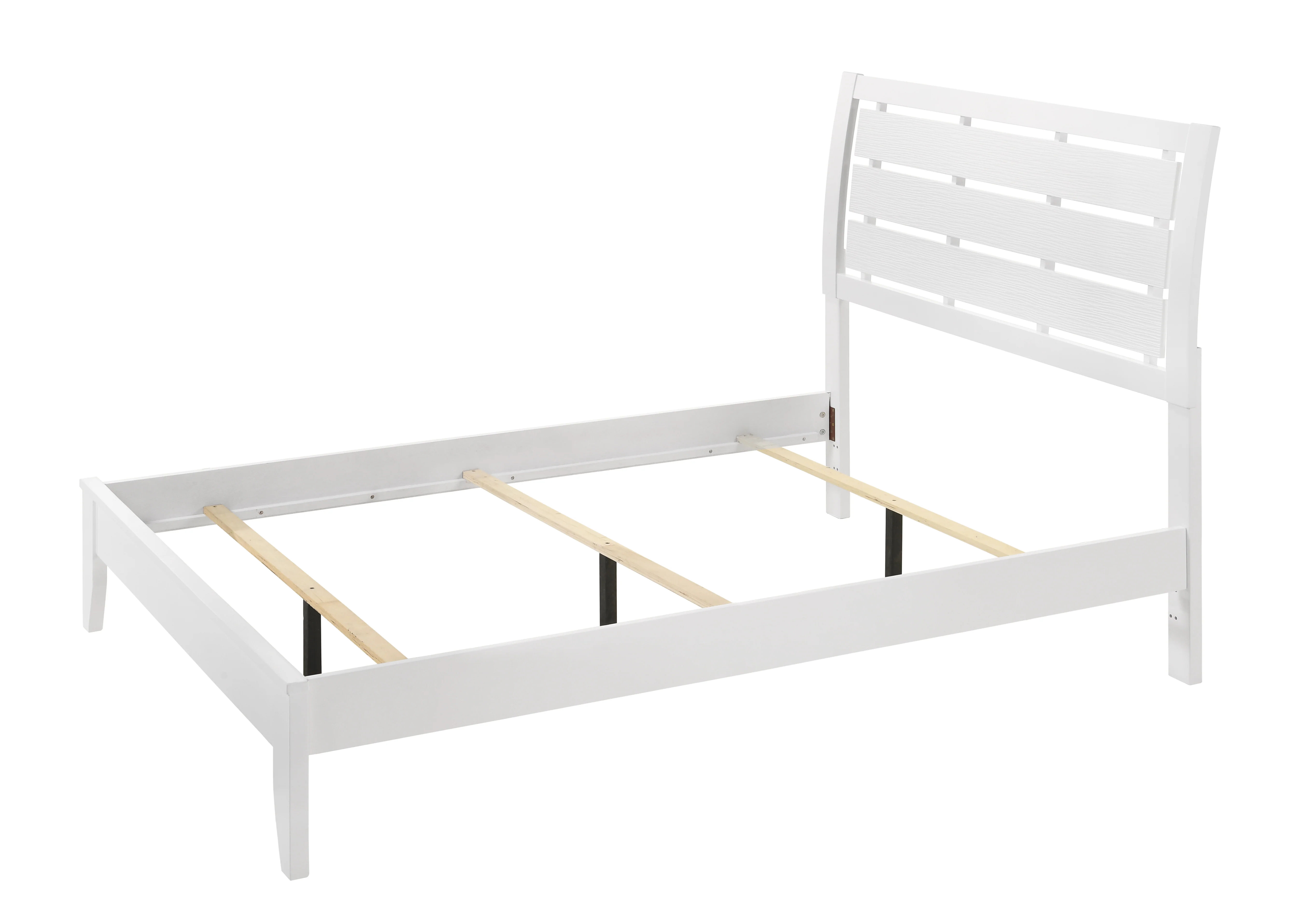 Evan White Full Panel Bed - Image 3
