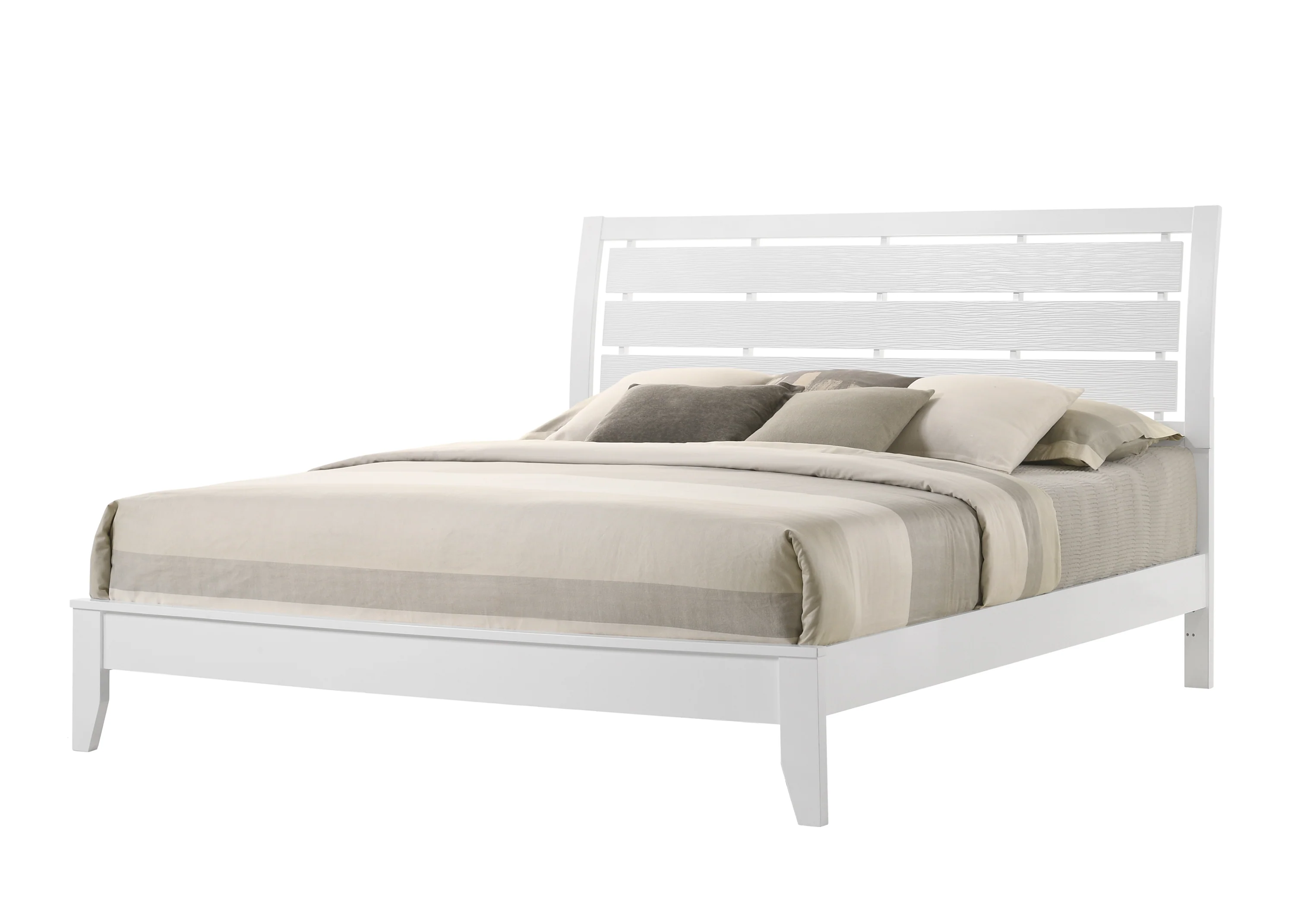 Evan White Panel Bedroom Set - Image 2
