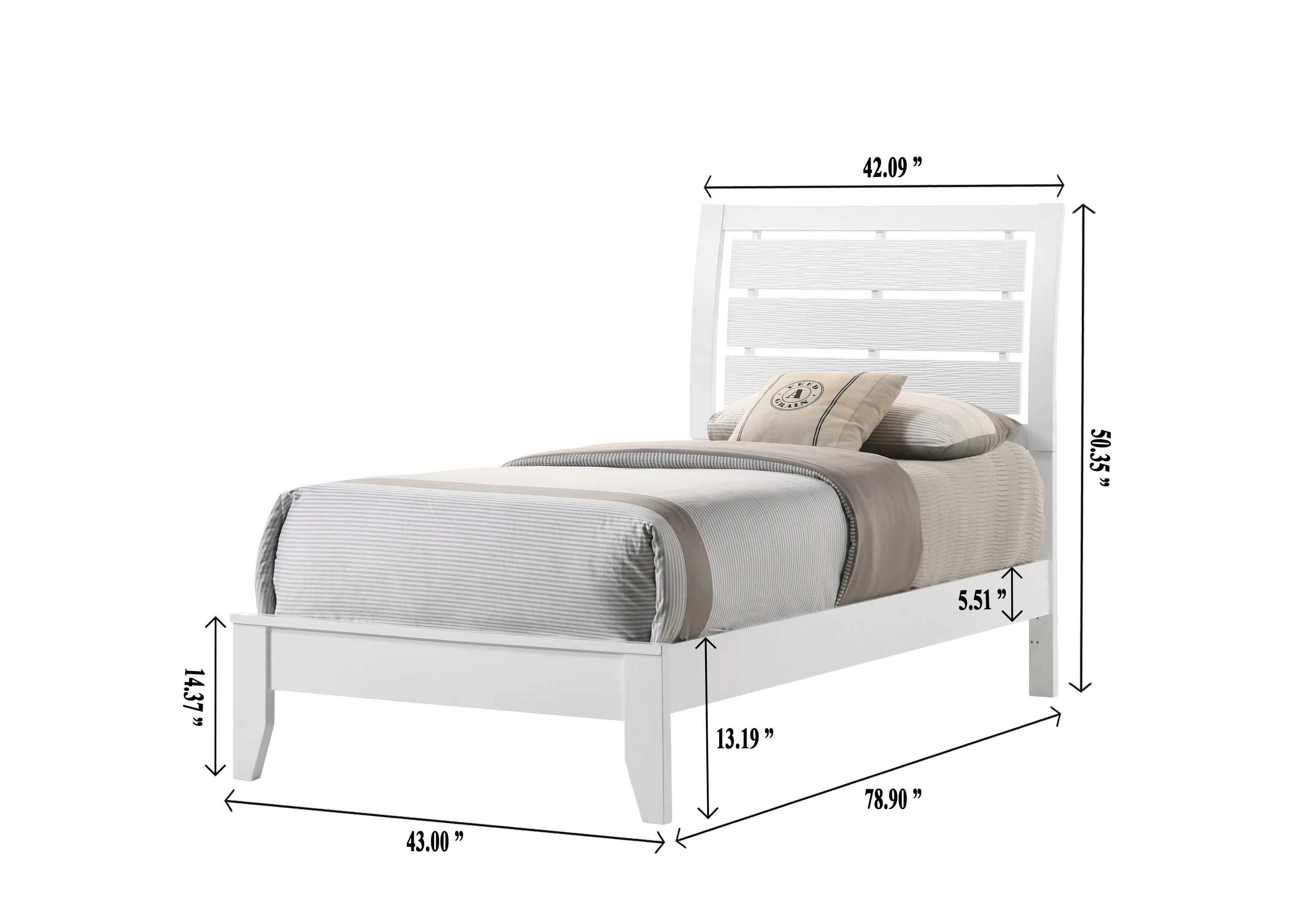 Evan White Panel Youth Bedroom Set - Image 9