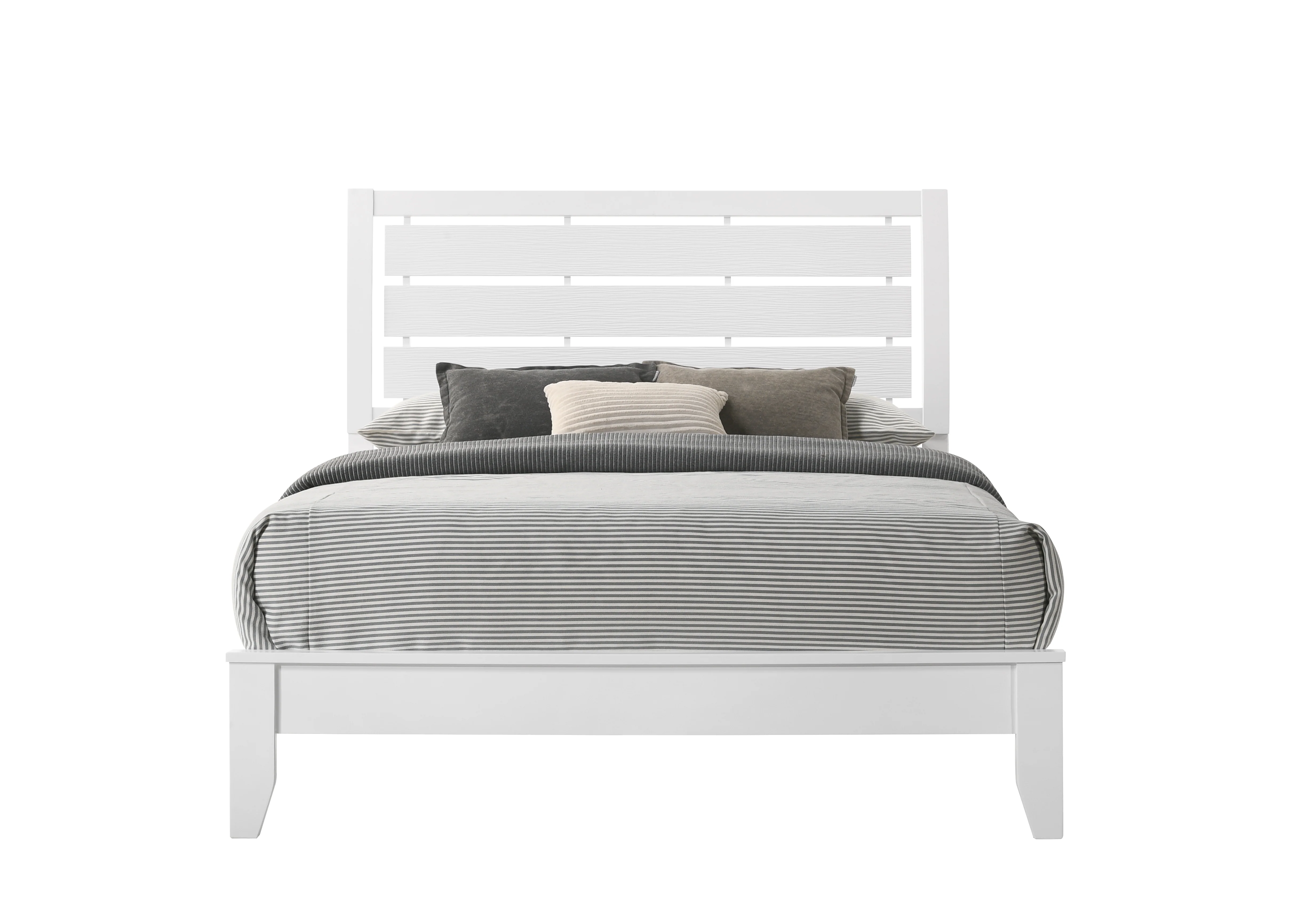 Evan White Queen Panel Bed - Image 2