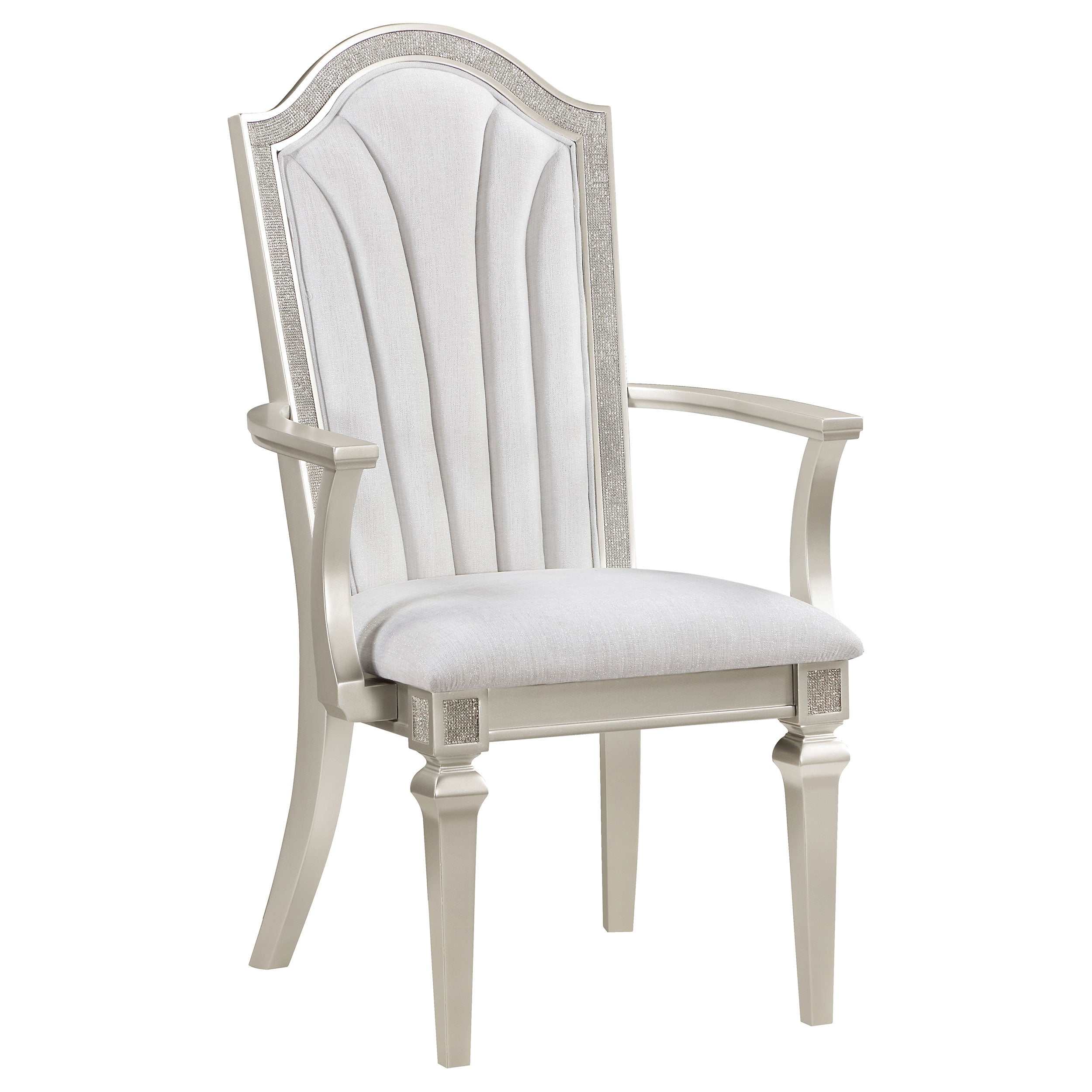 Evangeline Silver Oak/ Ivory 7 Pc Dining Set - Image 10