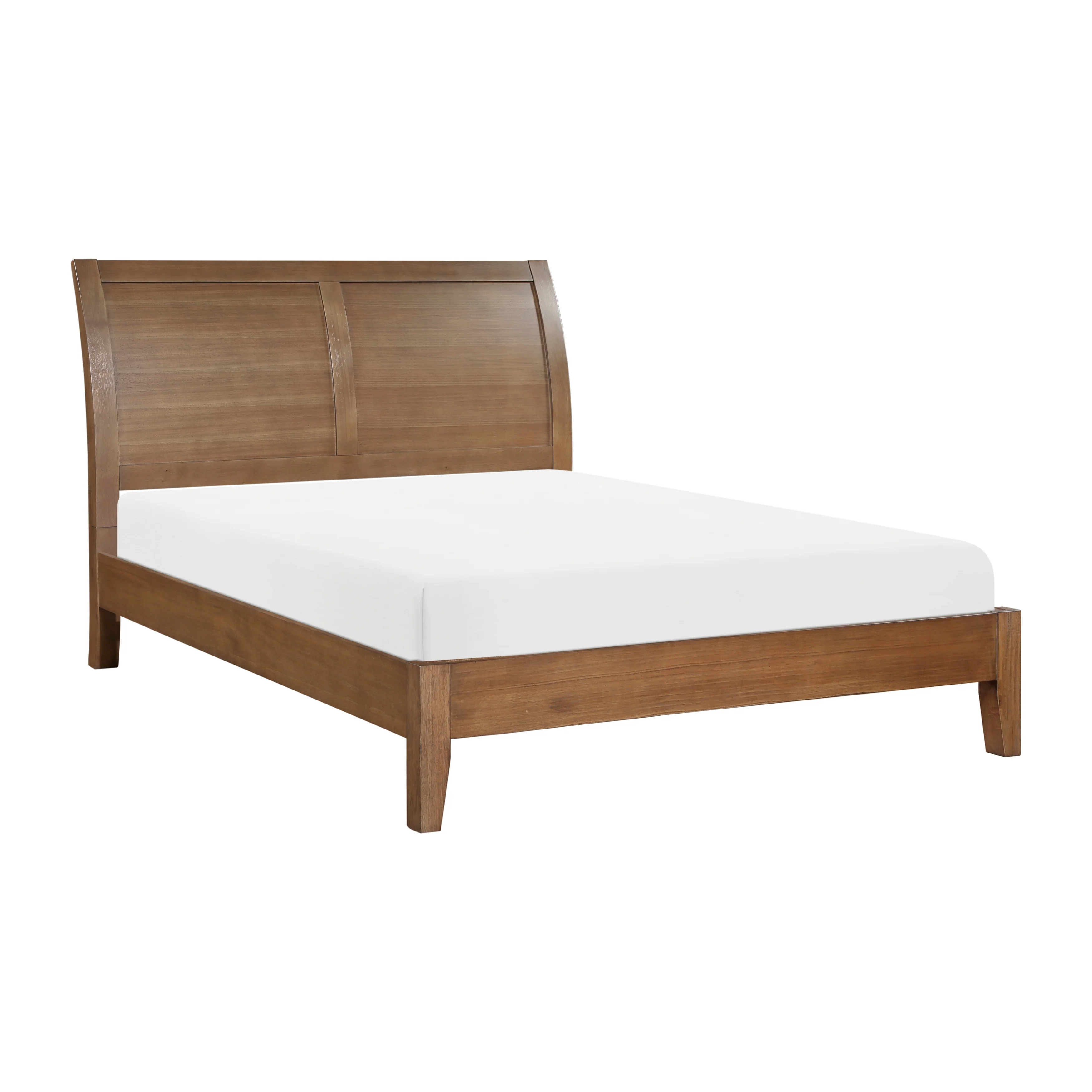 Evans Wire Brushed Light Brown 5-Piece Queen Bedroom Set - Image 4