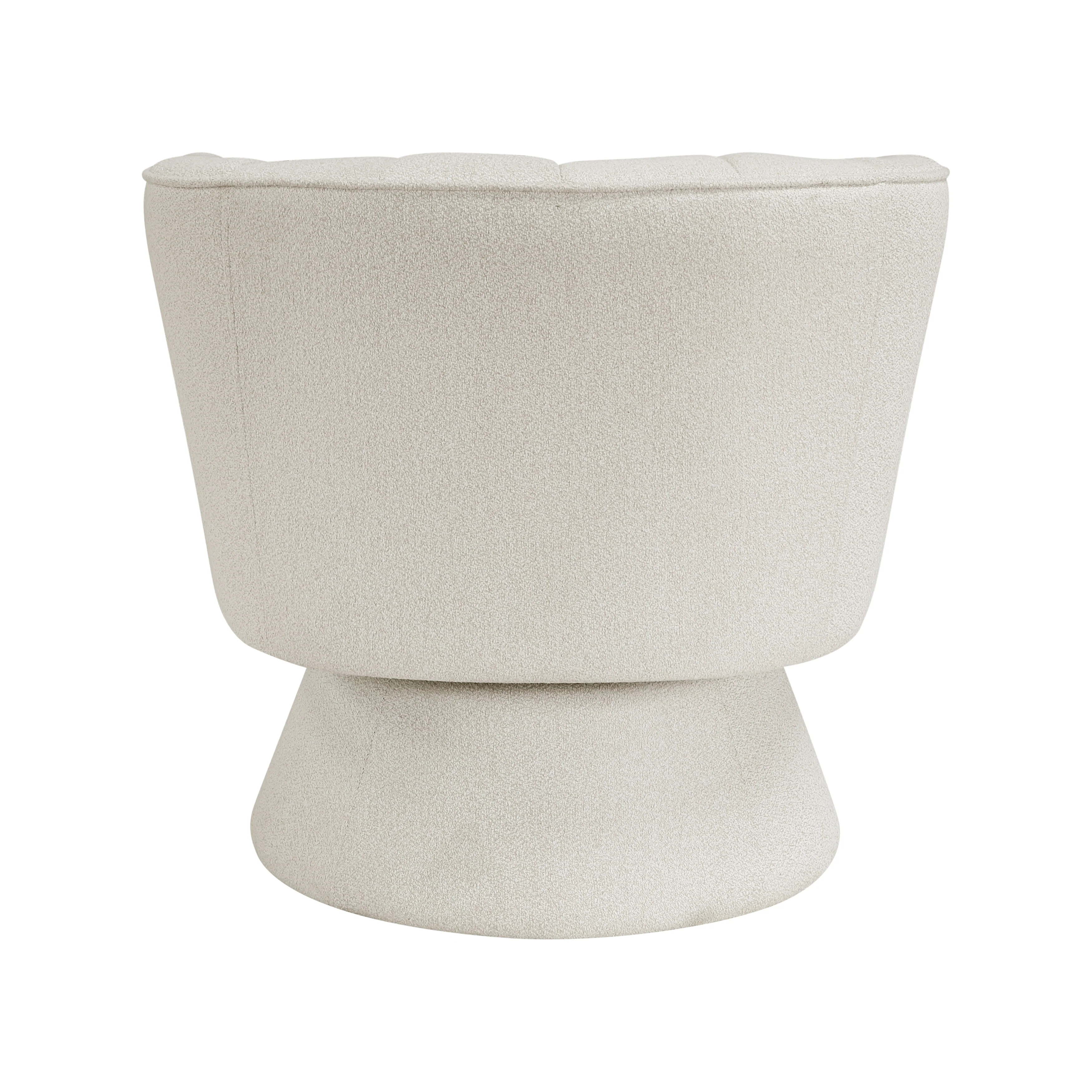 Eve Beige Swivel Chair - Image 5