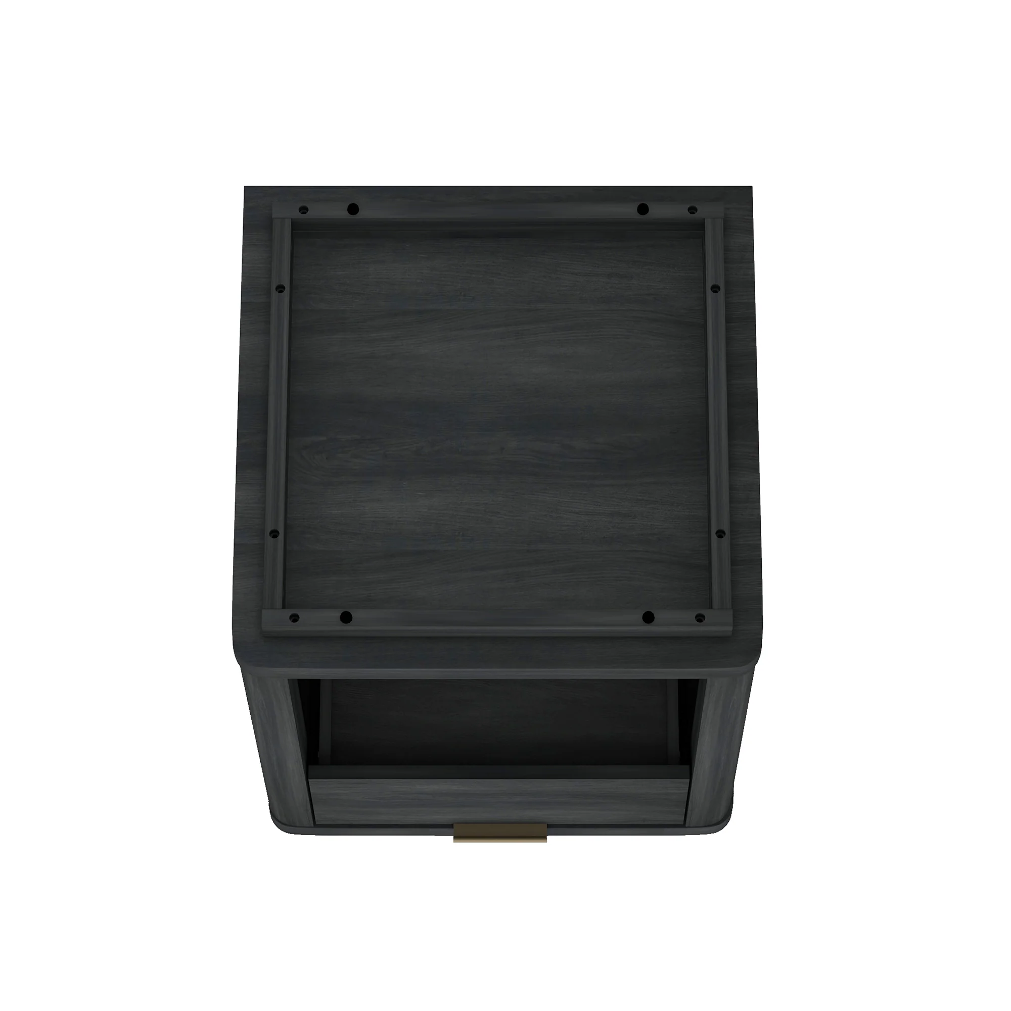 Evelyn Nightstand in Charcoal Grey - Image 10