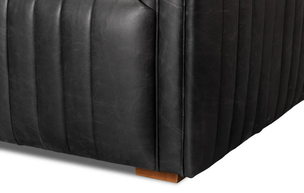 Everett Black Sofa - Image 7