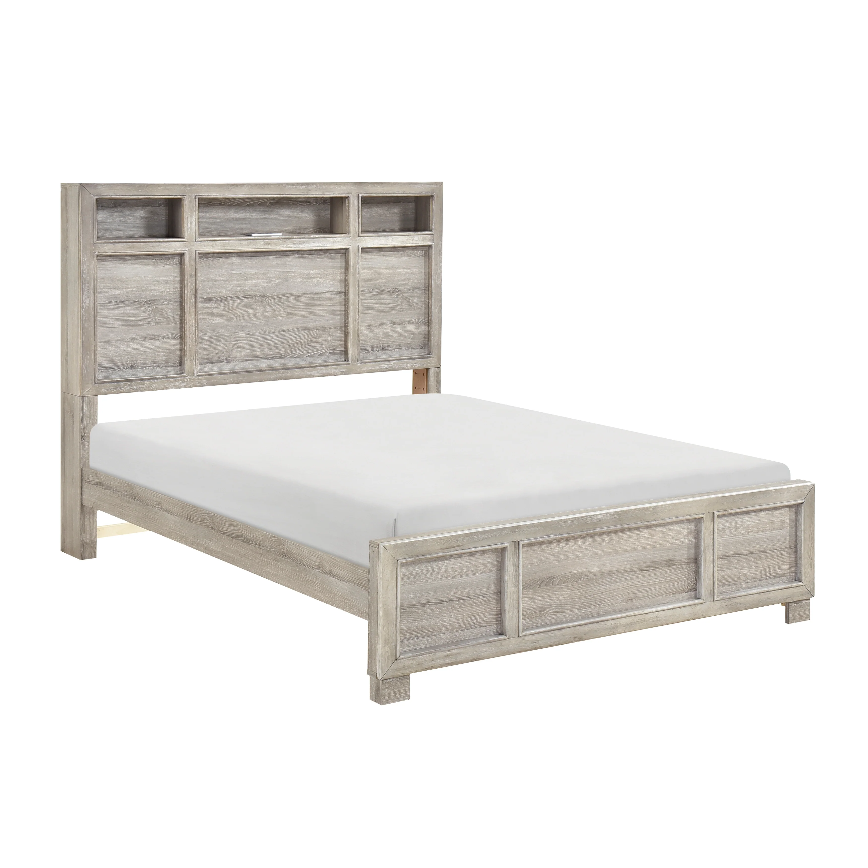 Everett Gray Queen Bed - Image 3