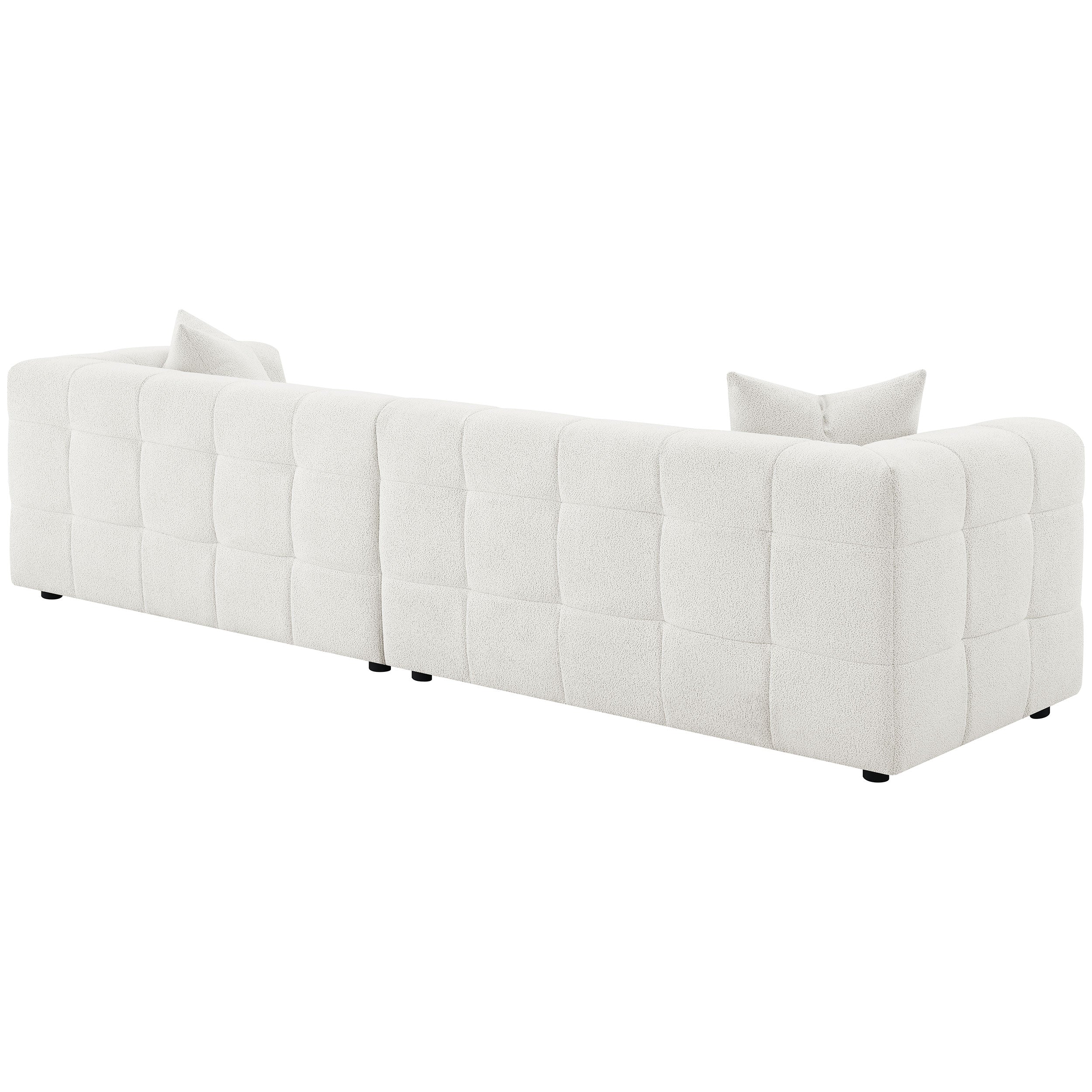 Everly Off White Extra Long Sofa - Image 7
