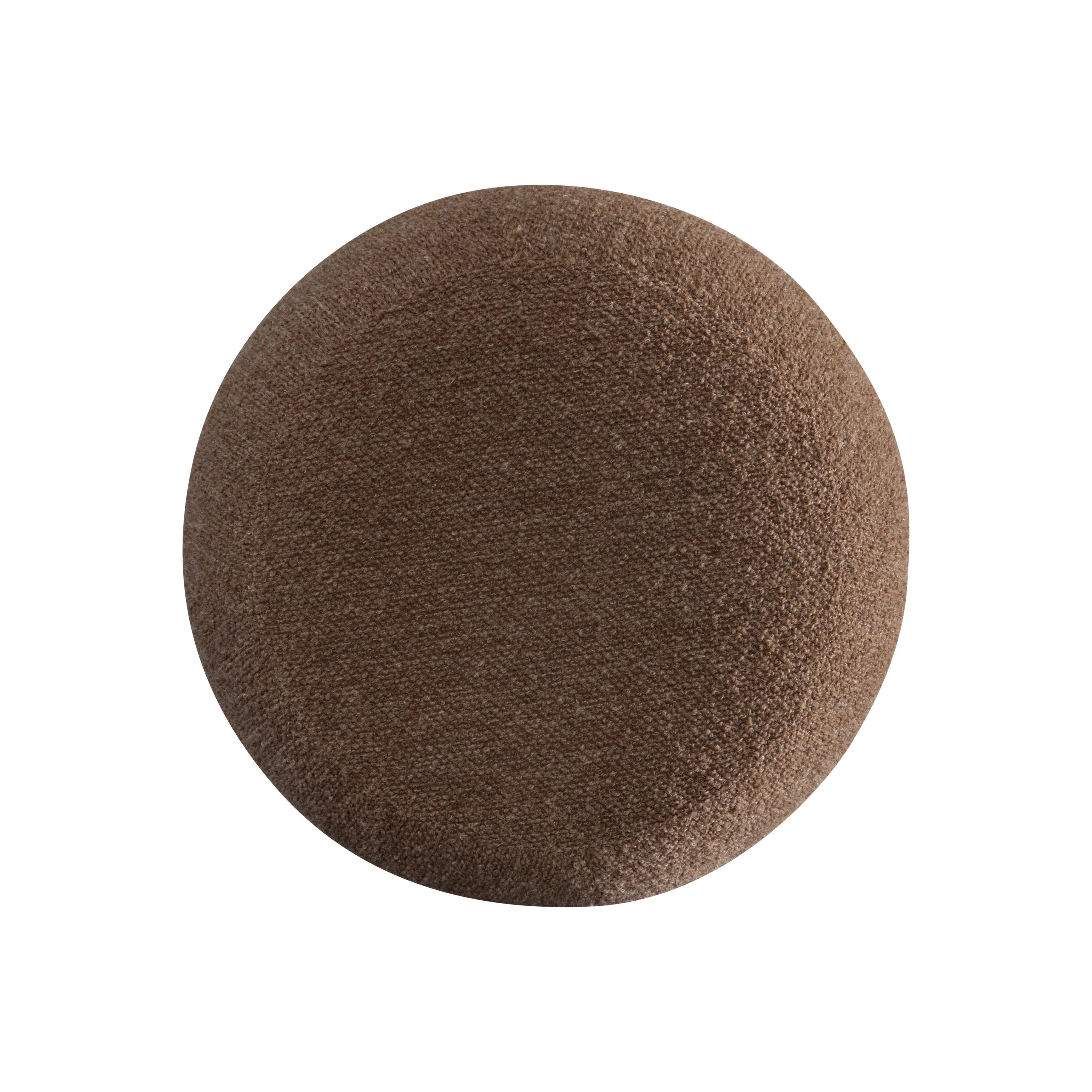 Evie Rust Fabric Ottoman - Image 3