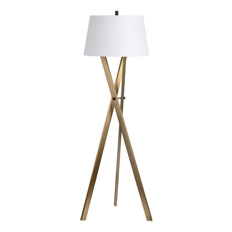 Ezra Brass Floor Lamp - Image 2