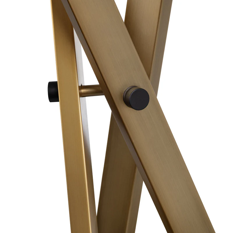 Ezra Brass Floor Lamp - Image 3