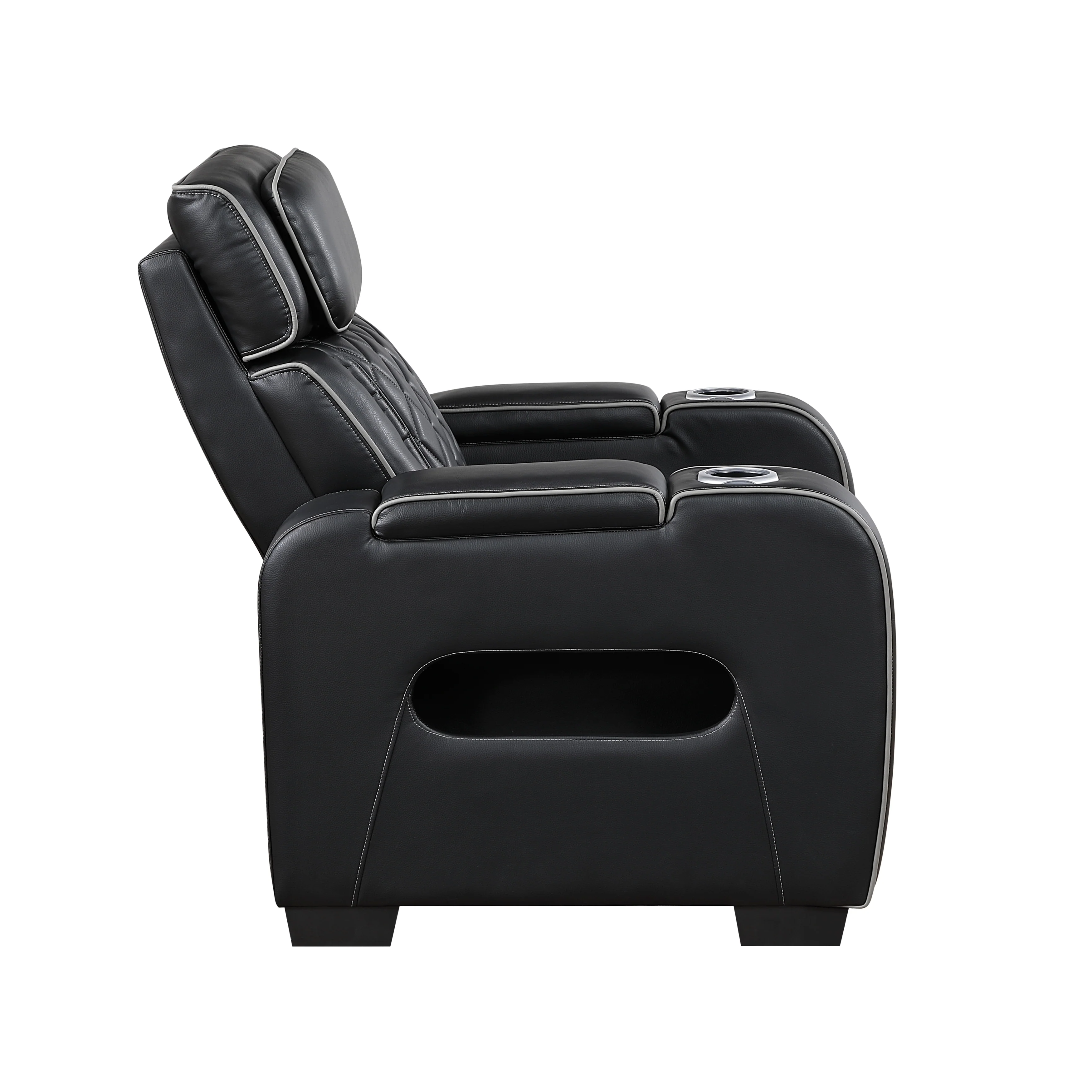 Fairway Black Power Reclining Chair - Image 3