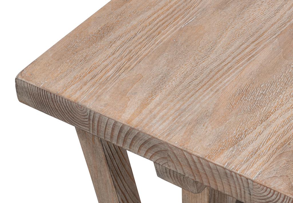 Farmhouse Natural Side Table - Image 3