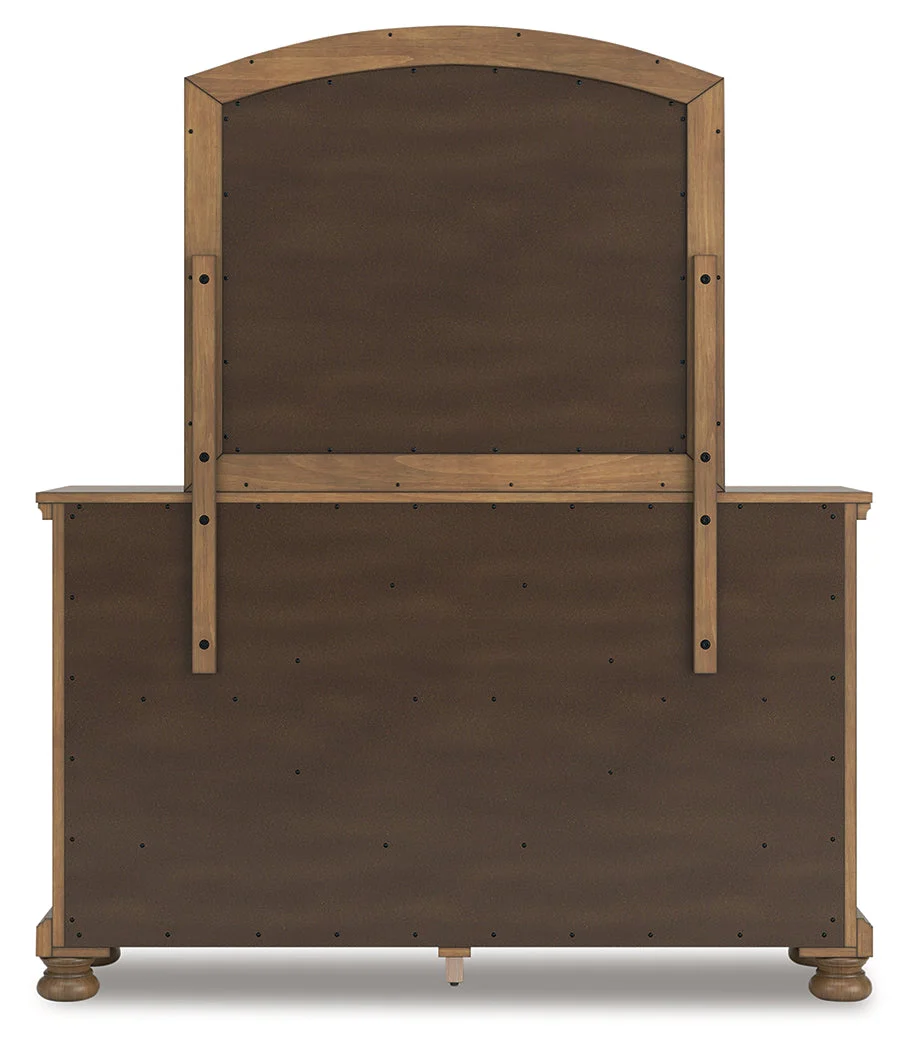 Feddinger Medium Brown Queen Panel Bedroom Set with Dresser, Mirror, Chest and Nightstand (Online Special Price) - Image 6