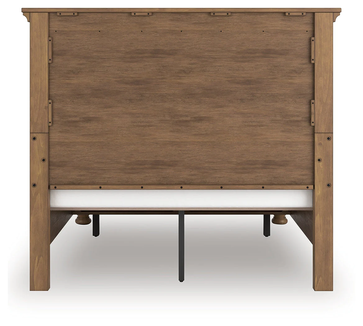 Feddinger Medium Brown Queen Panel Storage Bed (Online Special Price) - Image 5