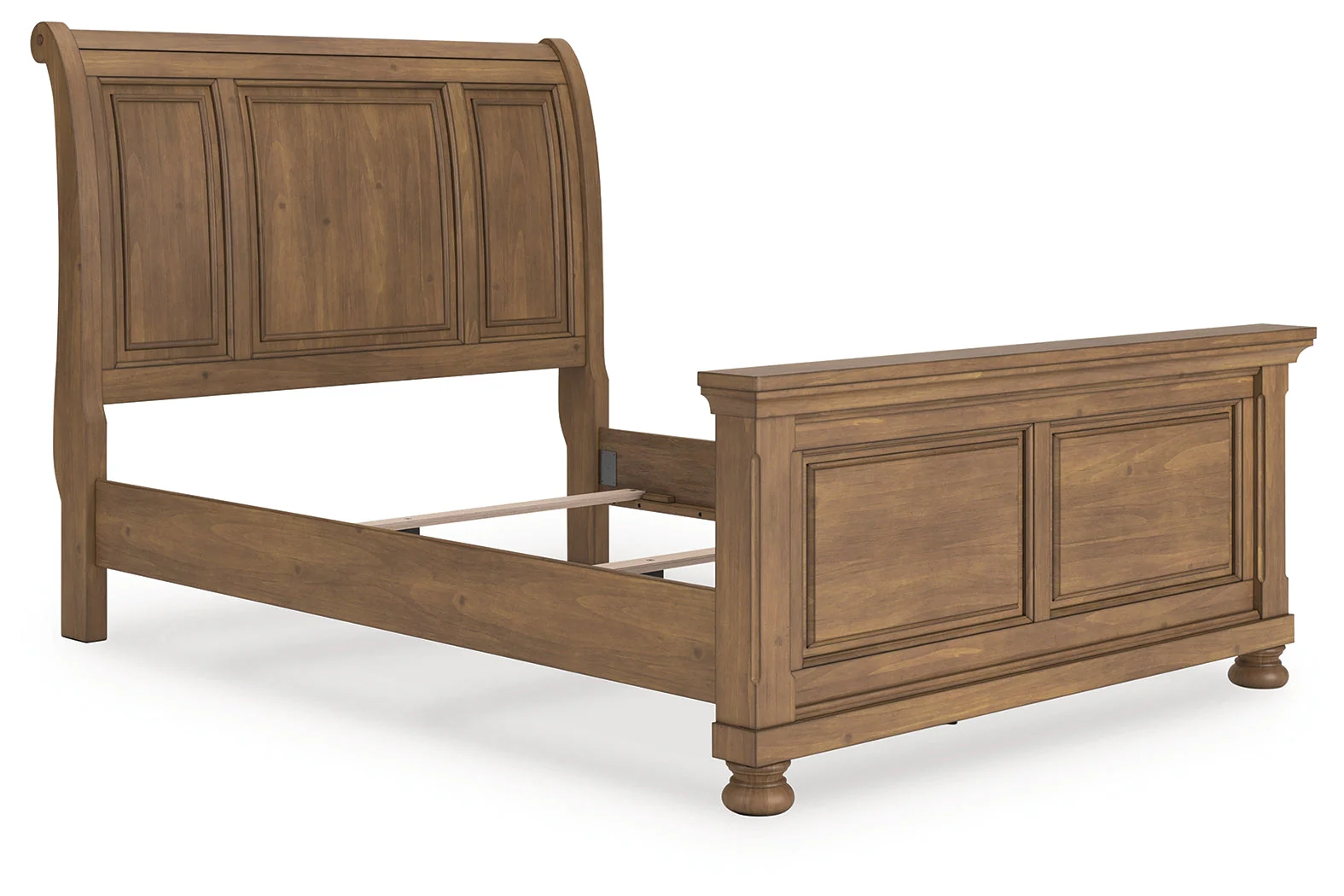 Feddinger Medium Brown Queen Sleigh Bed (Online Special Price) - Image 2