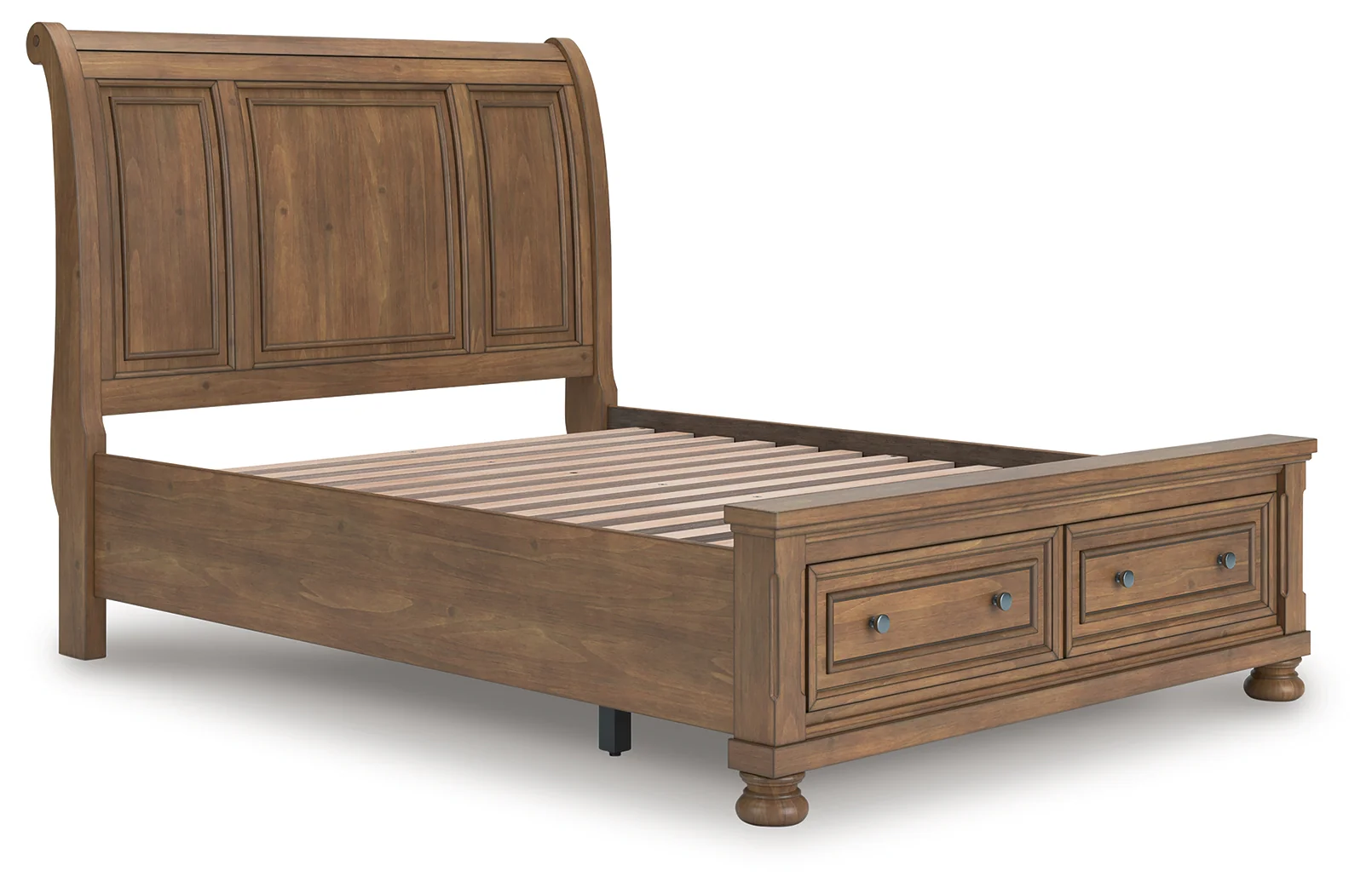 Feddinger Medium Brown Queen Storage Sleigh Bed - Image 3
