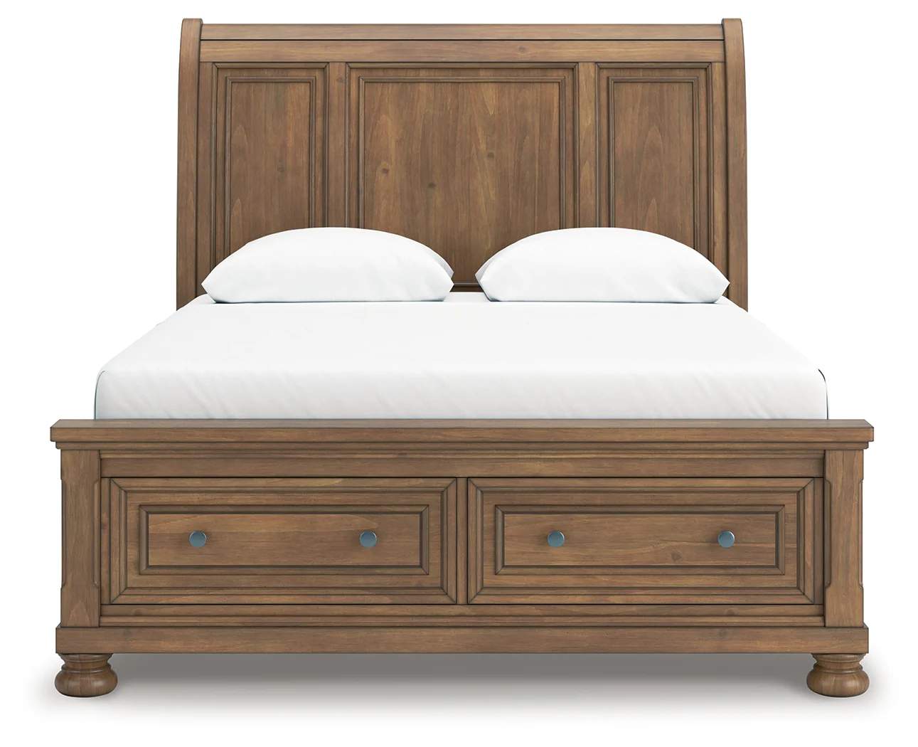 Feddinger Medium Brown Queen Storage Sleigh Bed - Image 4