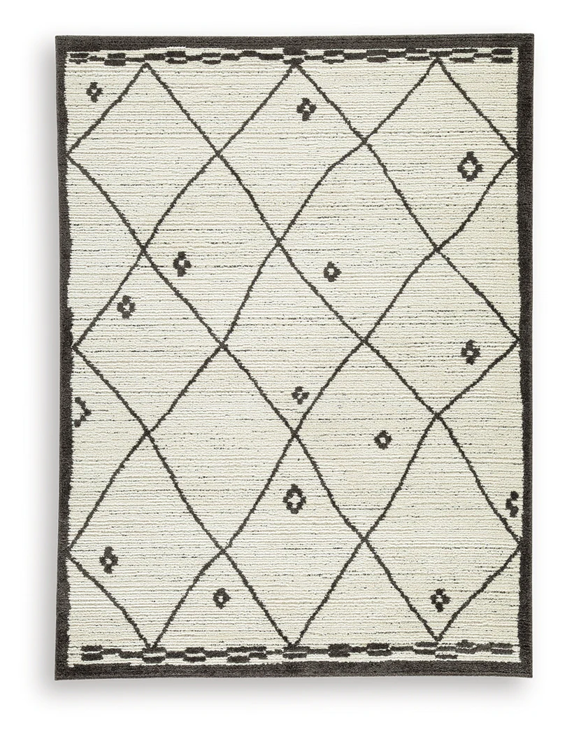 Fenriston Cream/Black Medium Rug (Online Special Price) - Image 2