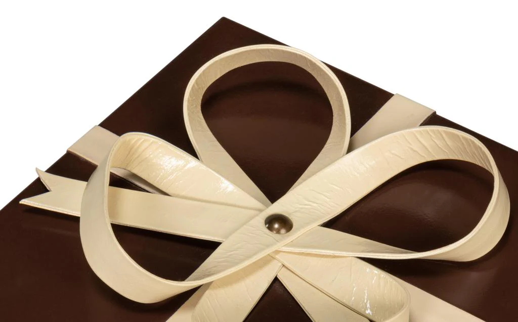 Ferrell Brown Leather Holiday Boxes (Set of 3) - Image 2