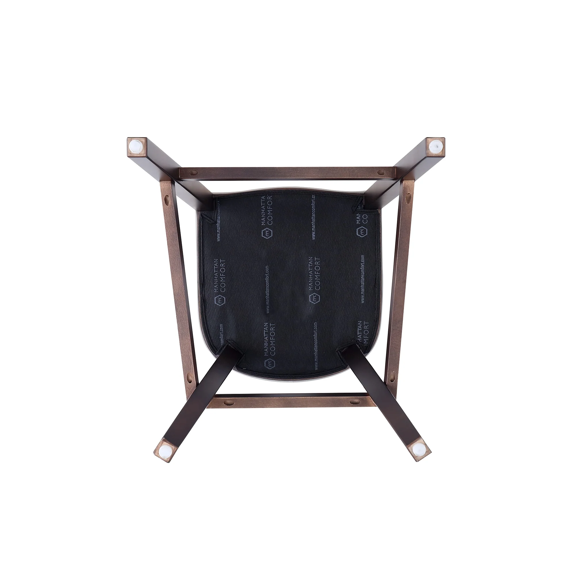 Fifth Avenue Faux Leather Barstool in Pebble Grey (set of 3) - Image 10