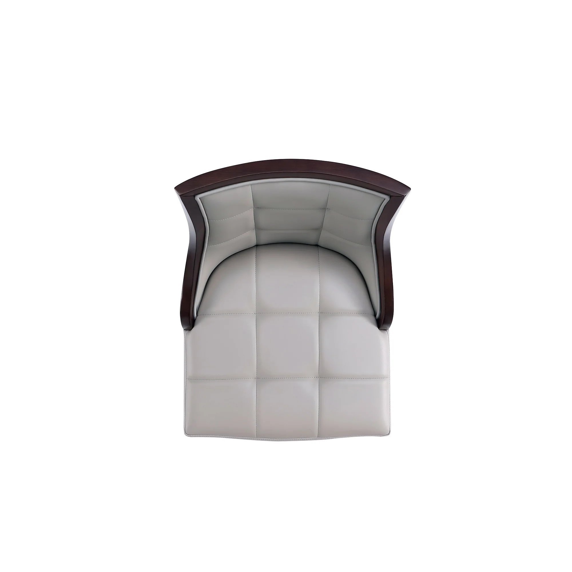 Fifth Avenue Faux Leather Counter Stool in Light Grey (set of 3) - Image 9