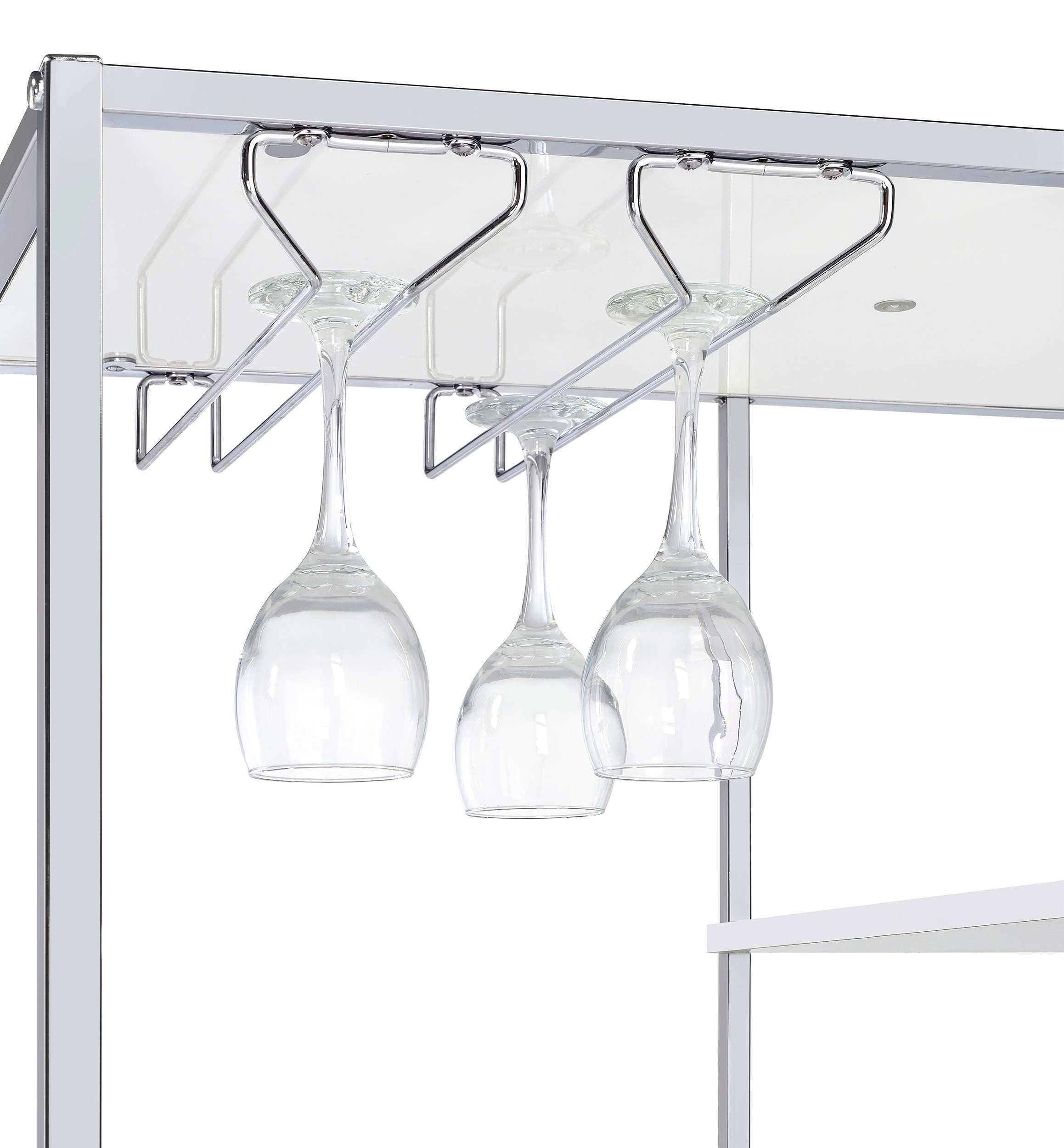 Figueroa White / Silver Wine Cabinet - Image 13
