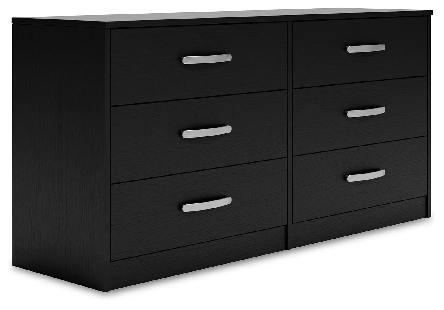 Finch Black Six Drawer Wide Dresser (Online Special Price) - Image 2