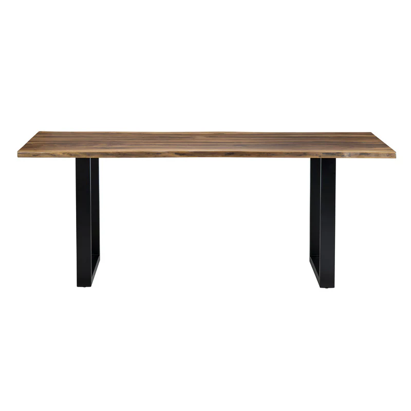 Fletcher Brown/Black Dining Table - Image 4
