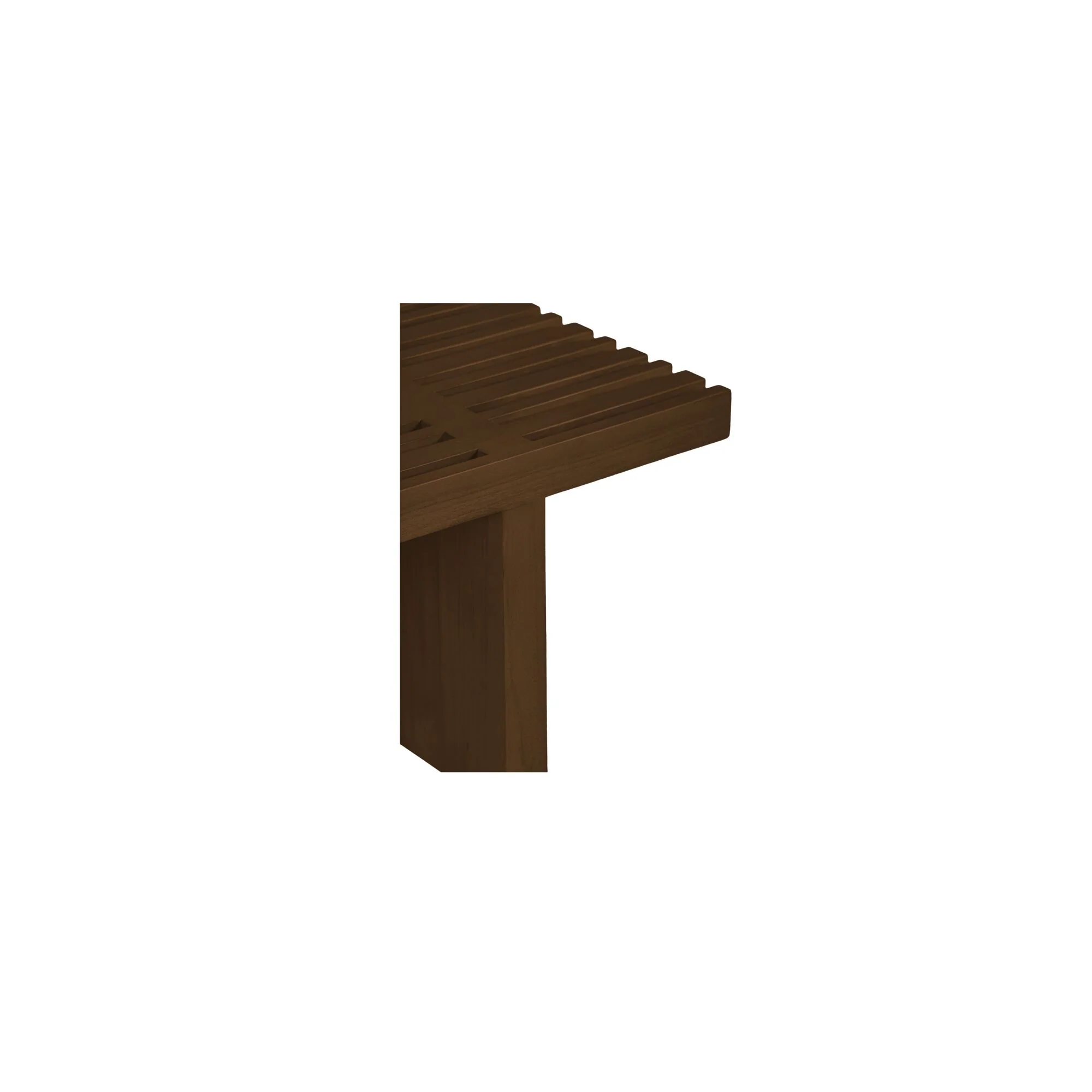 Fletcher Brown Outdoor Coffee Table - Image 5