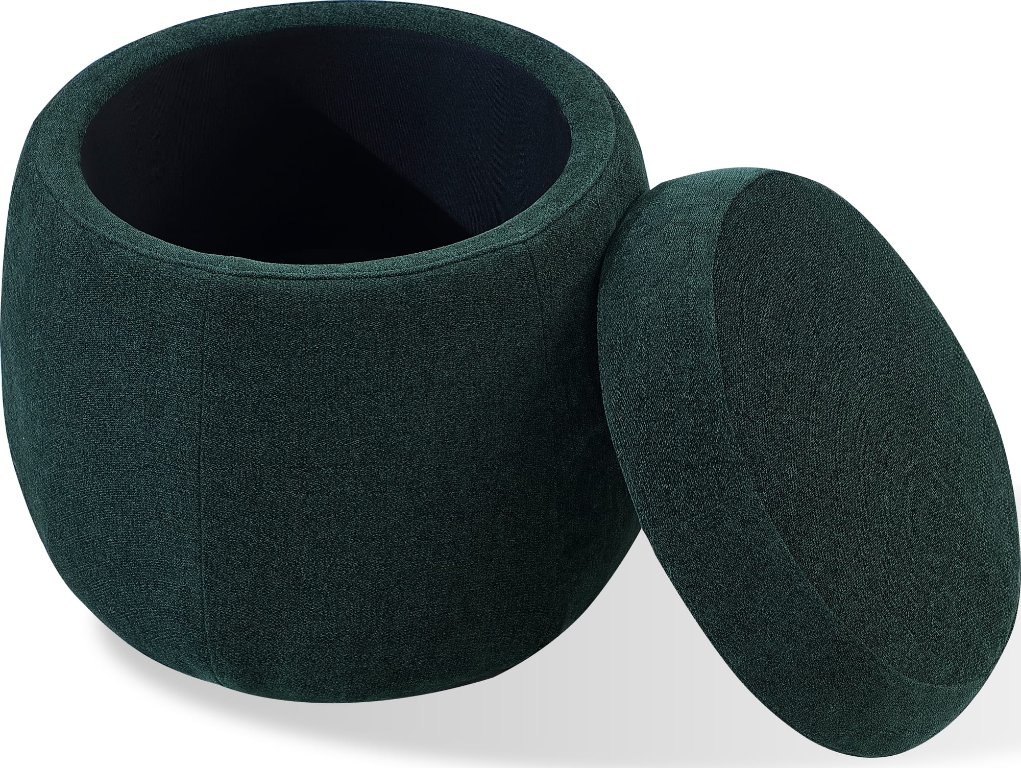 Flex Emerald Upholstered Ottoman - Image 2