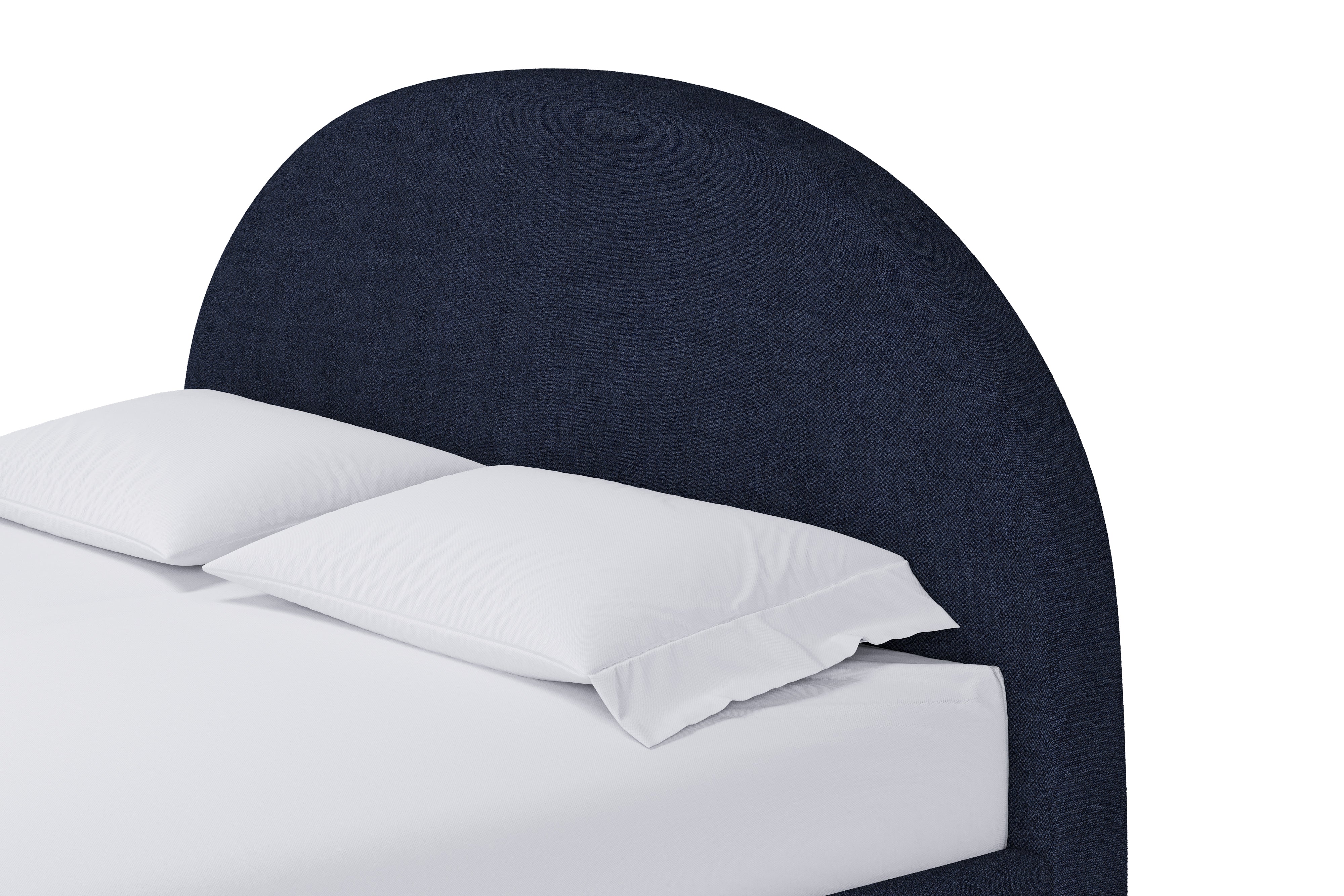 Flex Queen Upholstered Bed in Blue Jeans Chenille - Image 4
